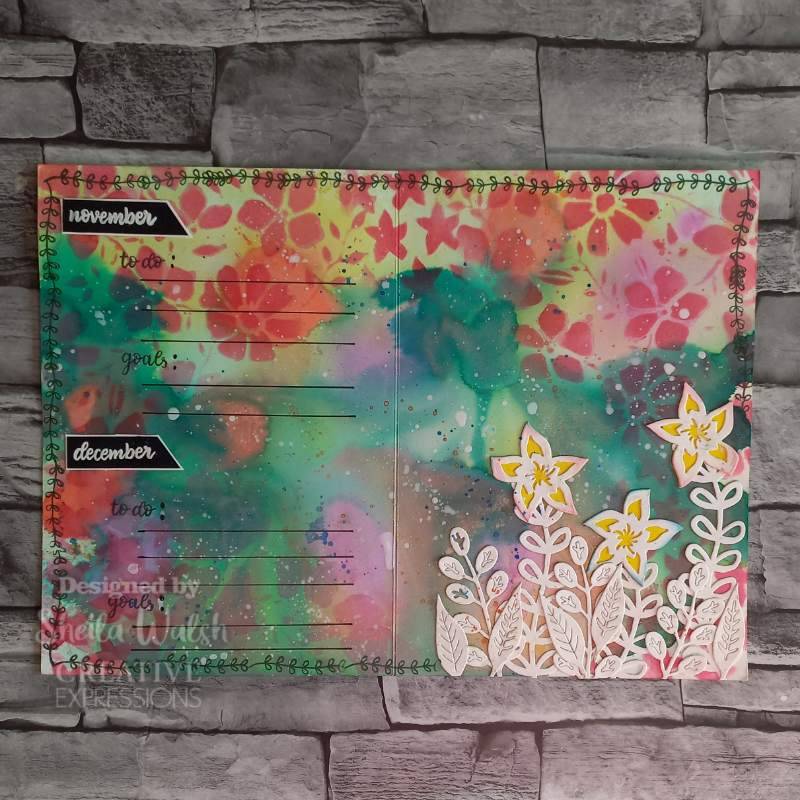 Creative Expressions Helen Colebrook Planning Essentials 6 in x 4 in Clear Stamp Set