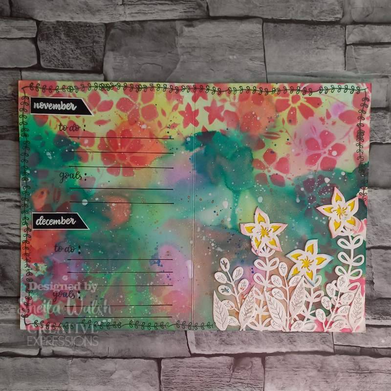 Creative Expressions Helen Colebrook Blooming Marvelous 6 in x 4 in Clear Stamp Set