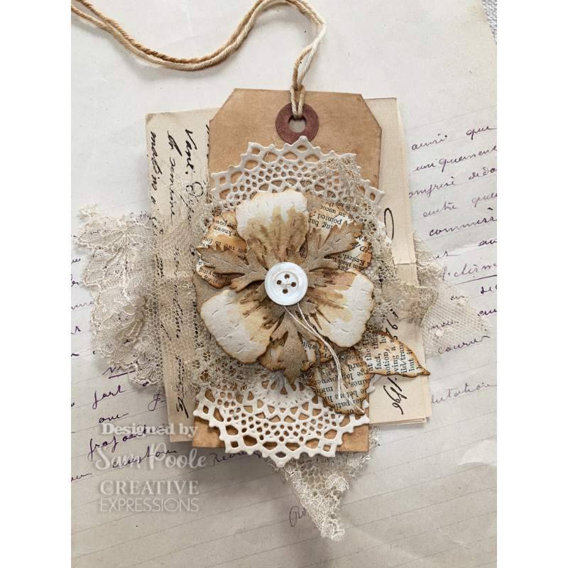 Creative Expressions Sam Poole Shabby Basics Petite Fleur - Madelaine Craft Die