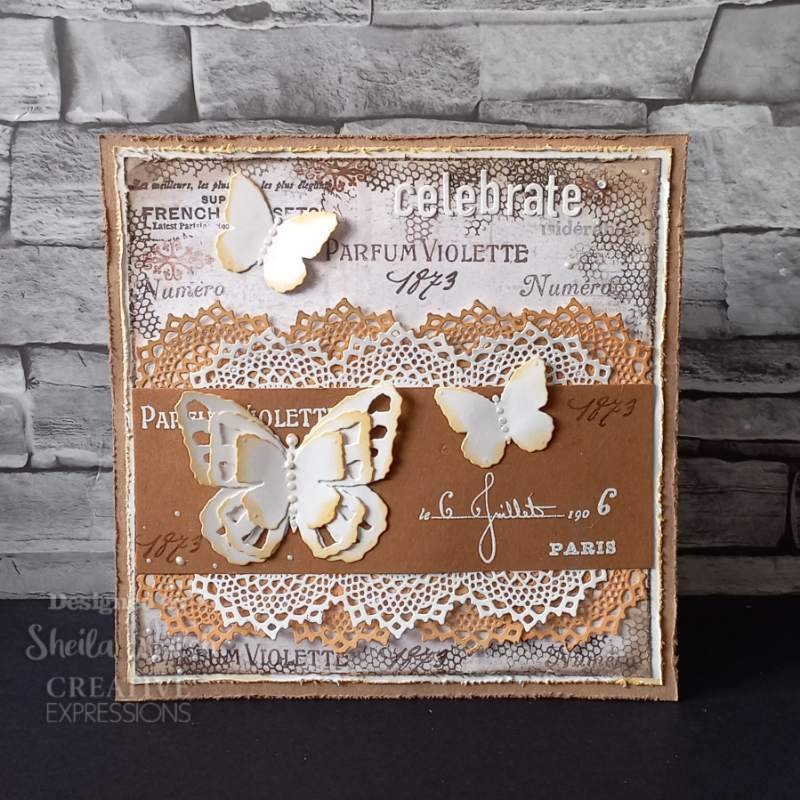 Creative Expressions Sam Poole Shabby Basics Lower Case Alpha Set Craft Die