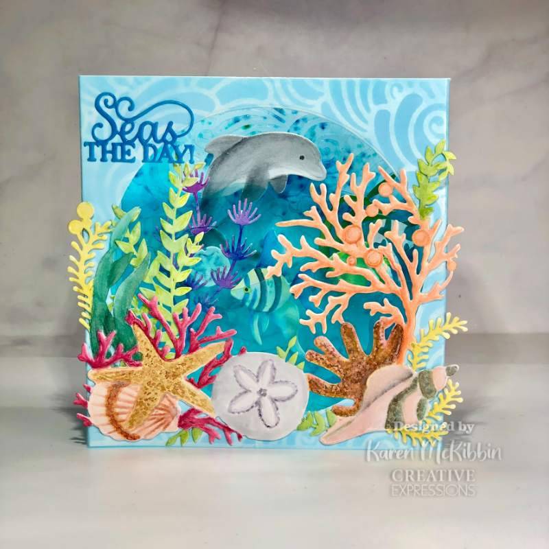 Creative Expressions Sue Wilson Mini Expressions Seas The Day Craft Die