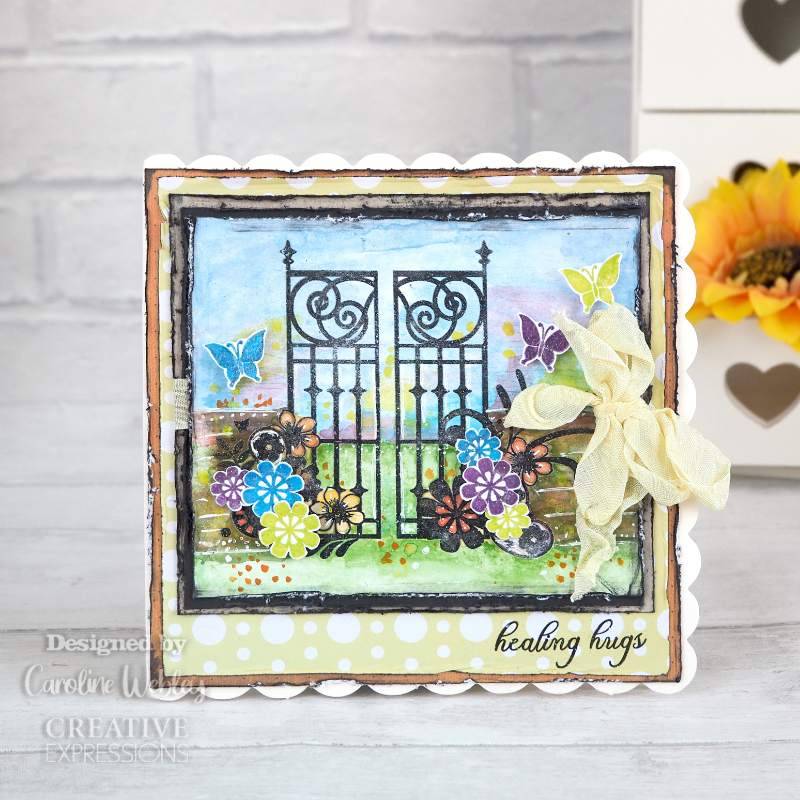 Creative Expressions Designer Boutique Walk On In 6 in x 4 in Clear Stamp Set