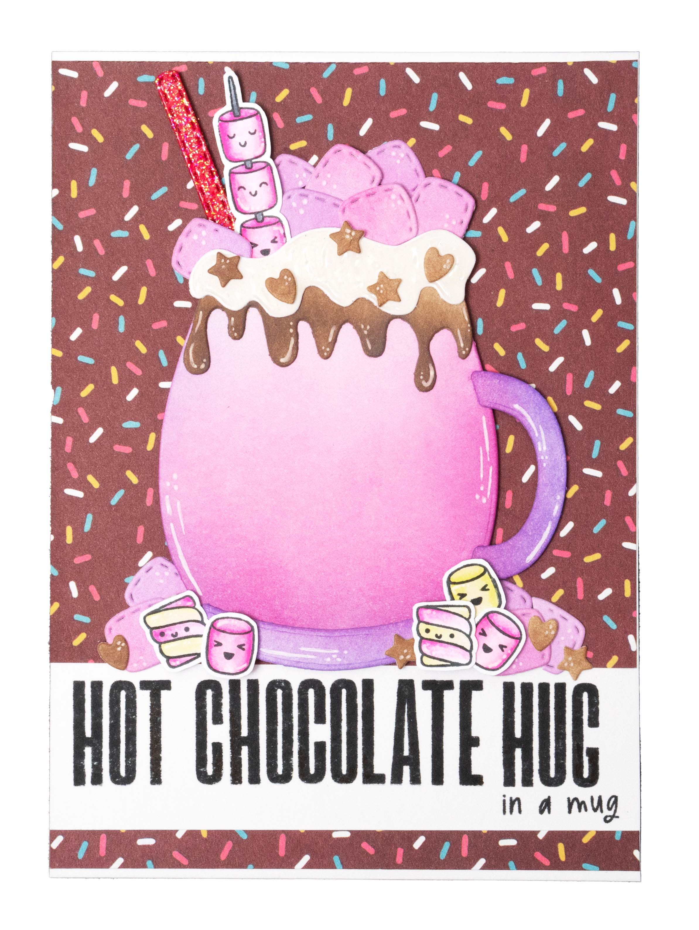 CCL Clear Stamp Cacao Kisses Friendz 148x105x4mm 17 PC nr.308