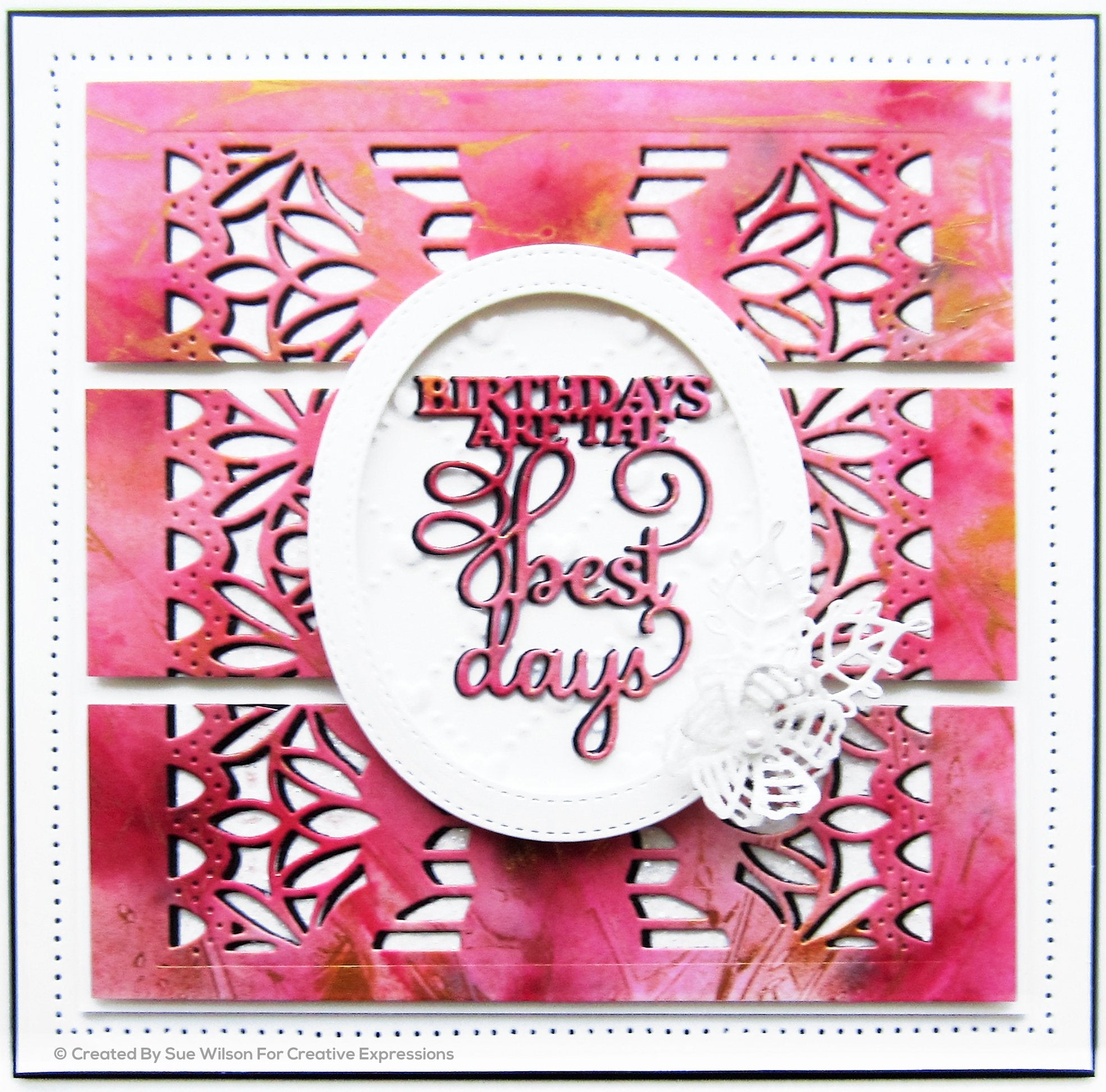 Sue Wilson Mini Expressions Birthdays Are The Best Days Craft Die