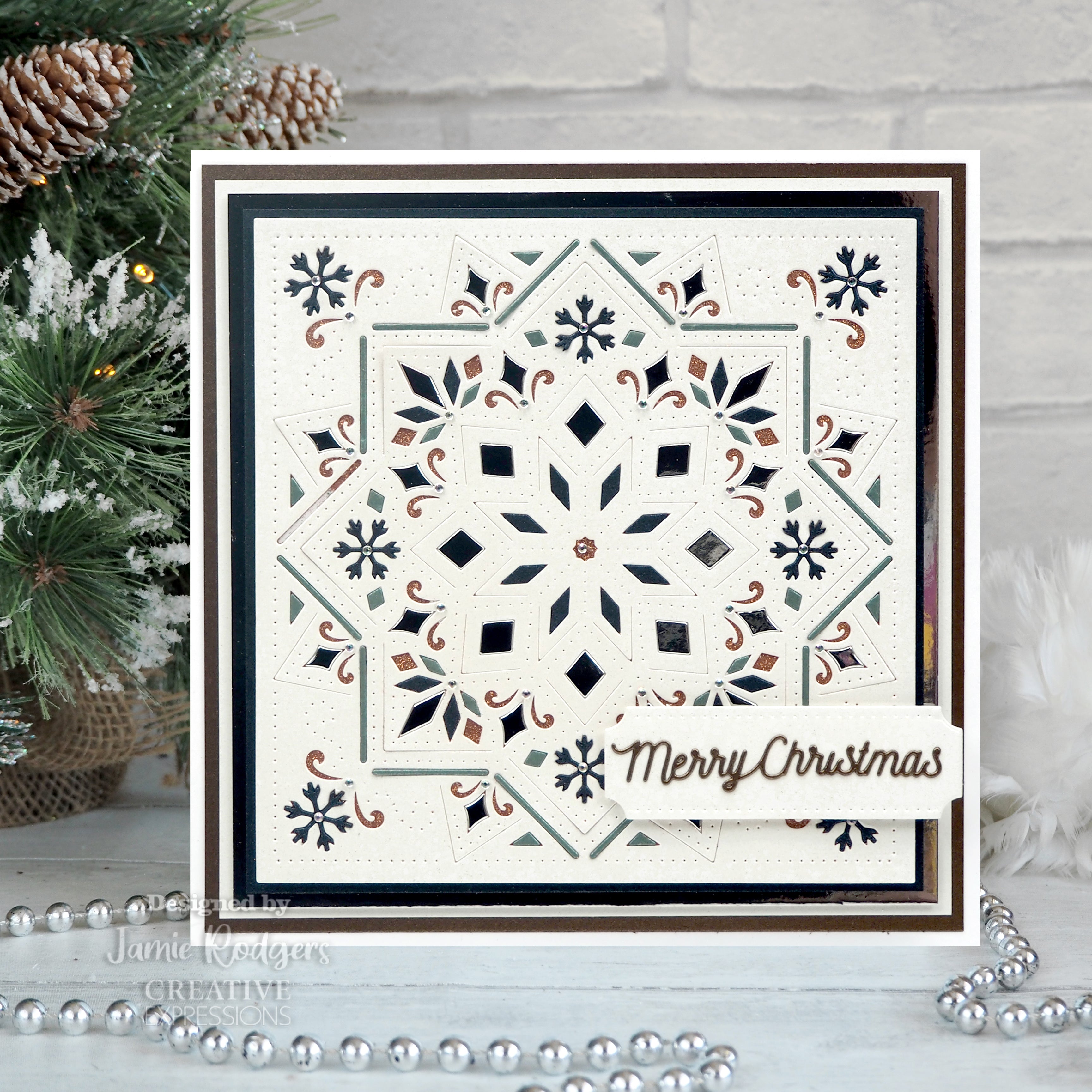 Creative Expressions Jamie Rodgers Pierced Snowflake Mandala Craft Die