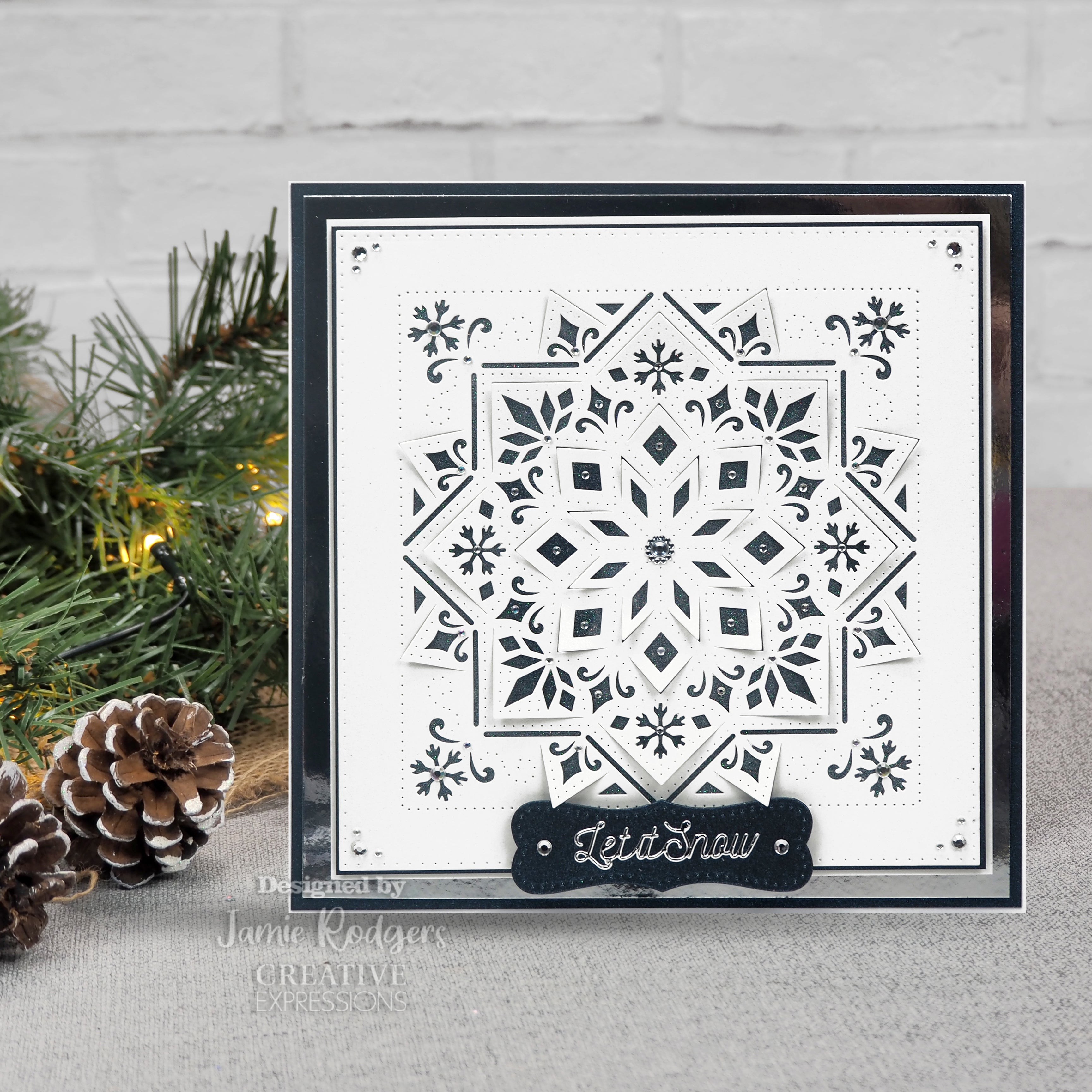 Creative Expressions Jamie Rodgers Pierced Snowflake Mandala Craft Die