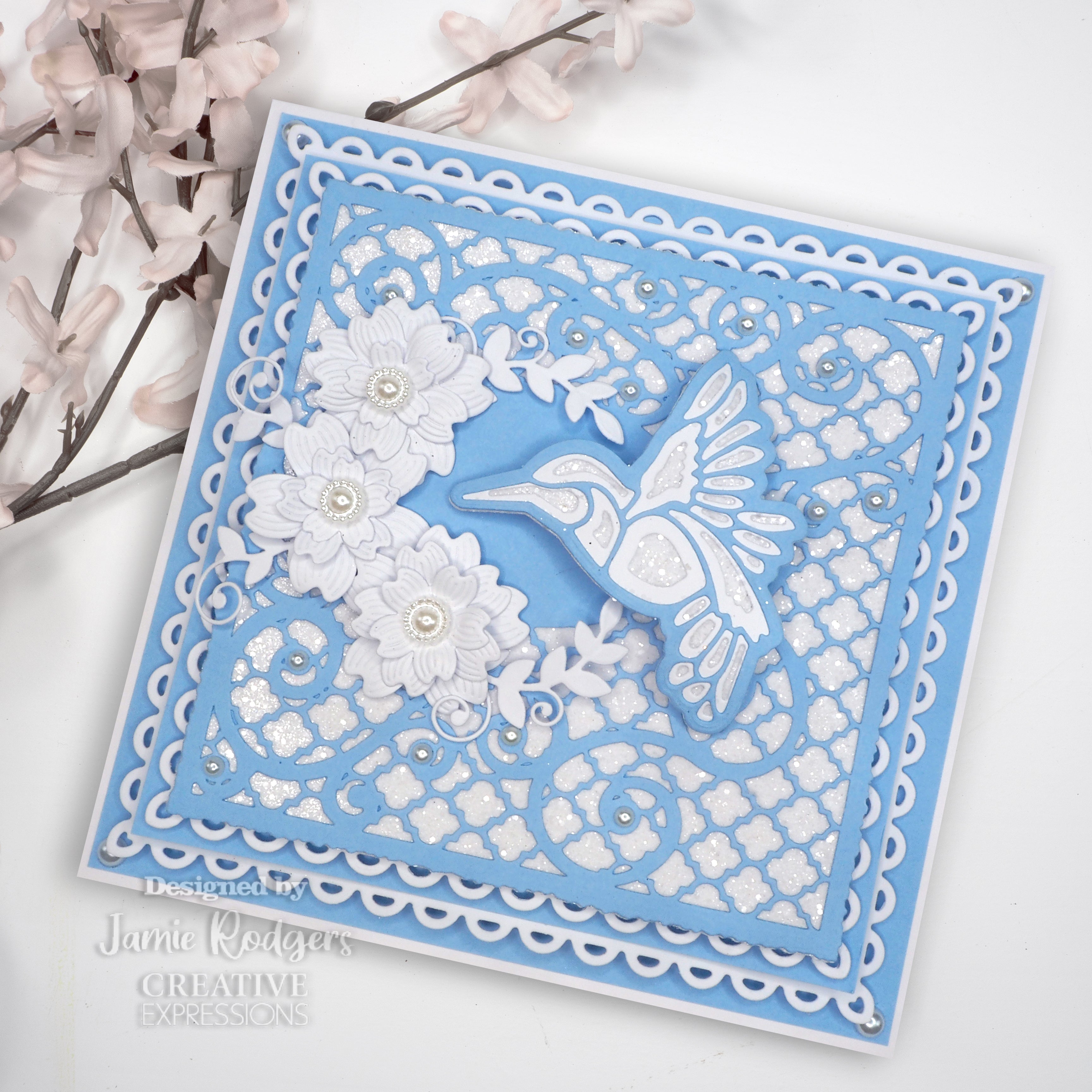 Creative Expressions Jamie Rodgers Dragonfly Trellis Aperture Craft Die