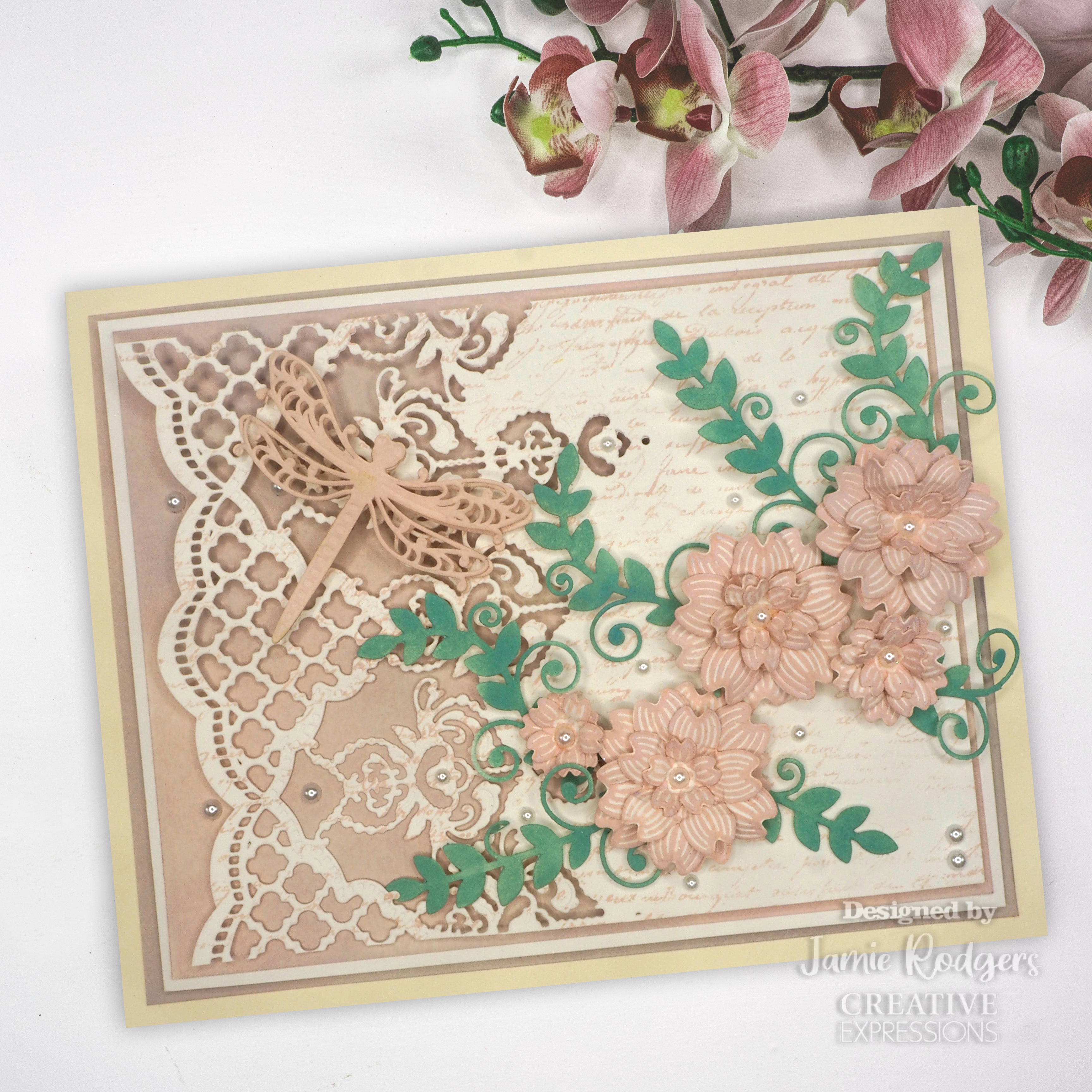 Creative Expressions Jamie Rodgers Moroccan Lace Border Craft Die