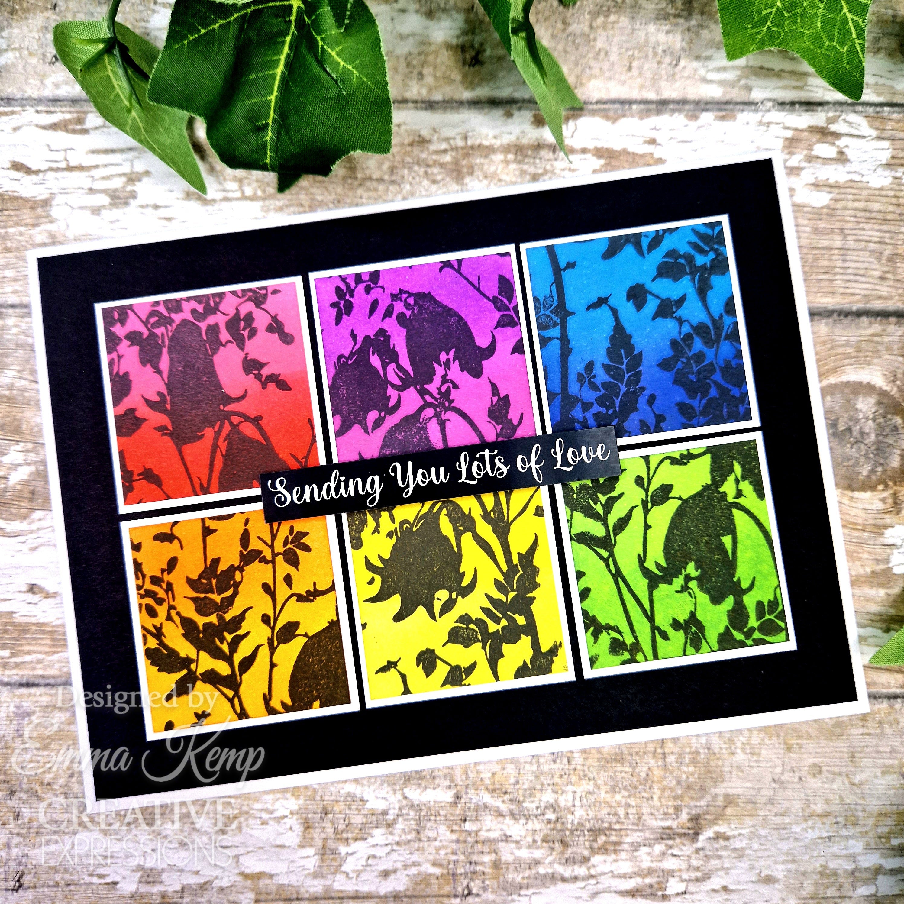 Creative Expressions Dreamy Harebells 4 in x 6 in Pre Cut Rubber Stamp