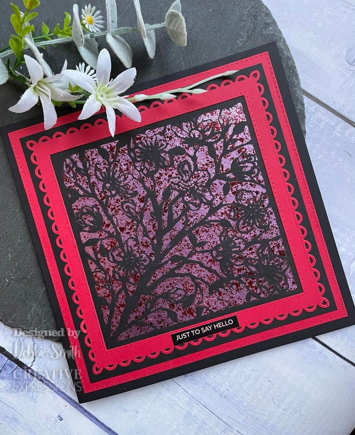 Creative Expressions Jamie Rodgers Cherry Blossom Stencil Set