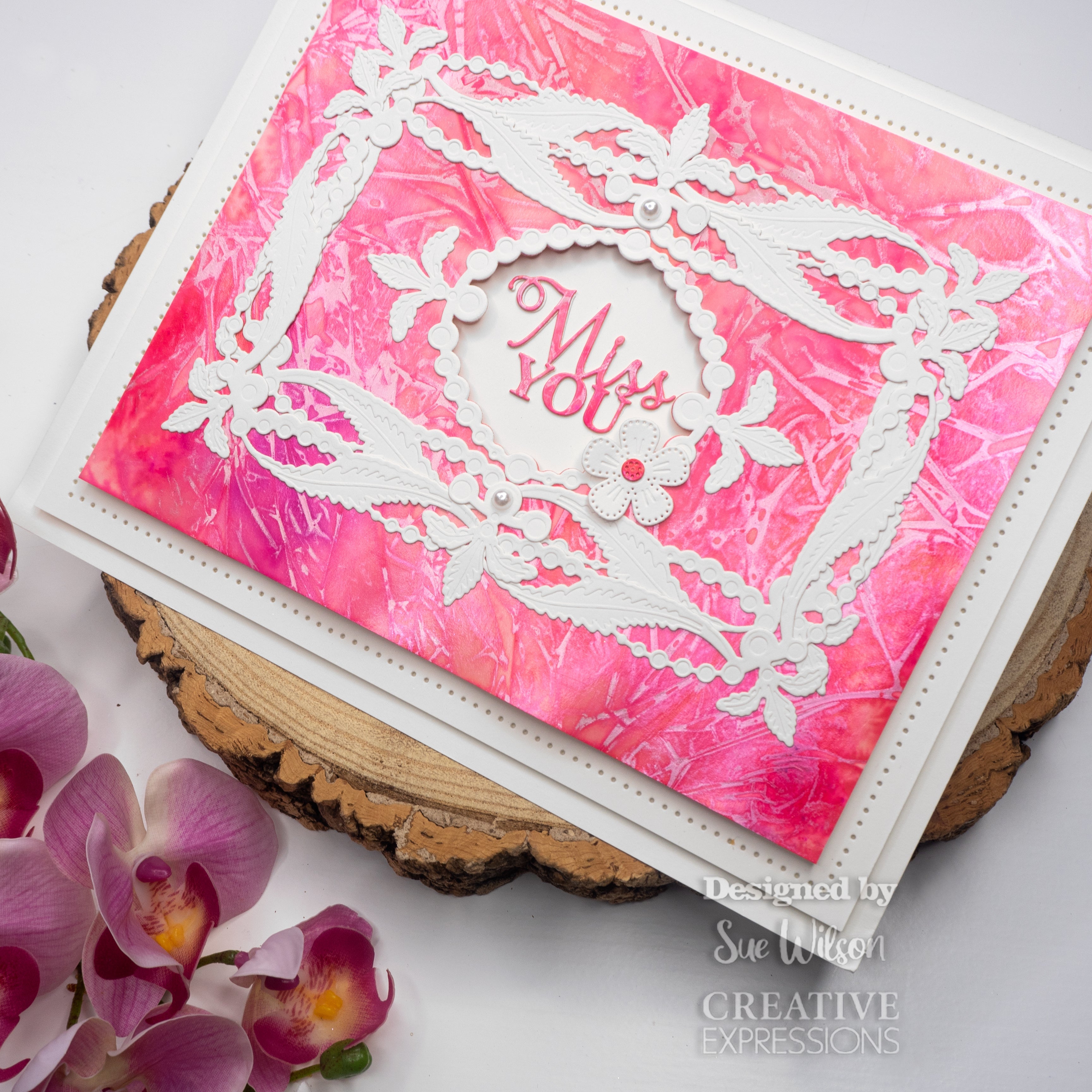 Creative Expressions Sue Wilson Frames & Tags Wrapped Pearl Frame Craft Die