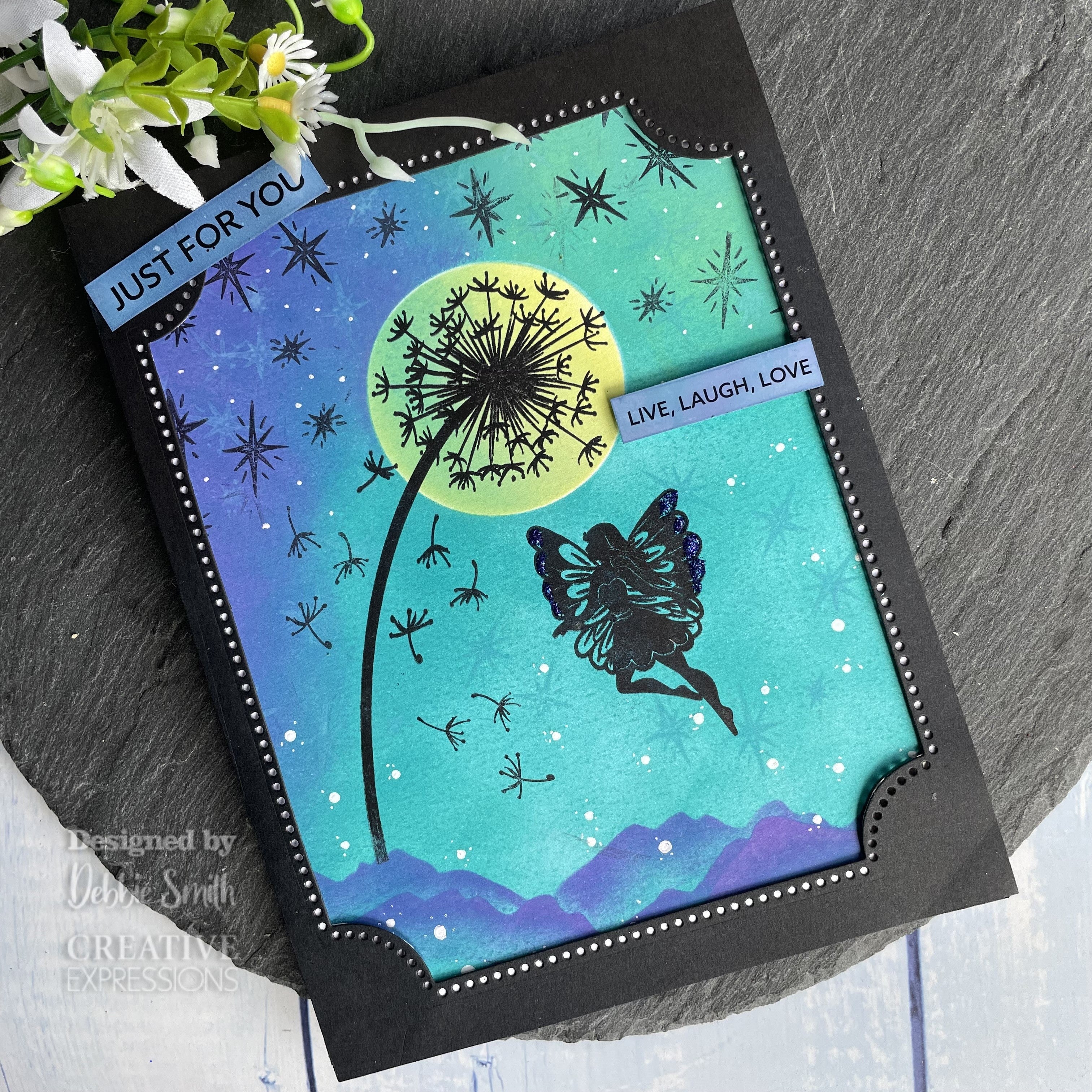Creative Expressions Designer Boutique Wish Upon A Star 6 in x 4 in Clear Stamp Set