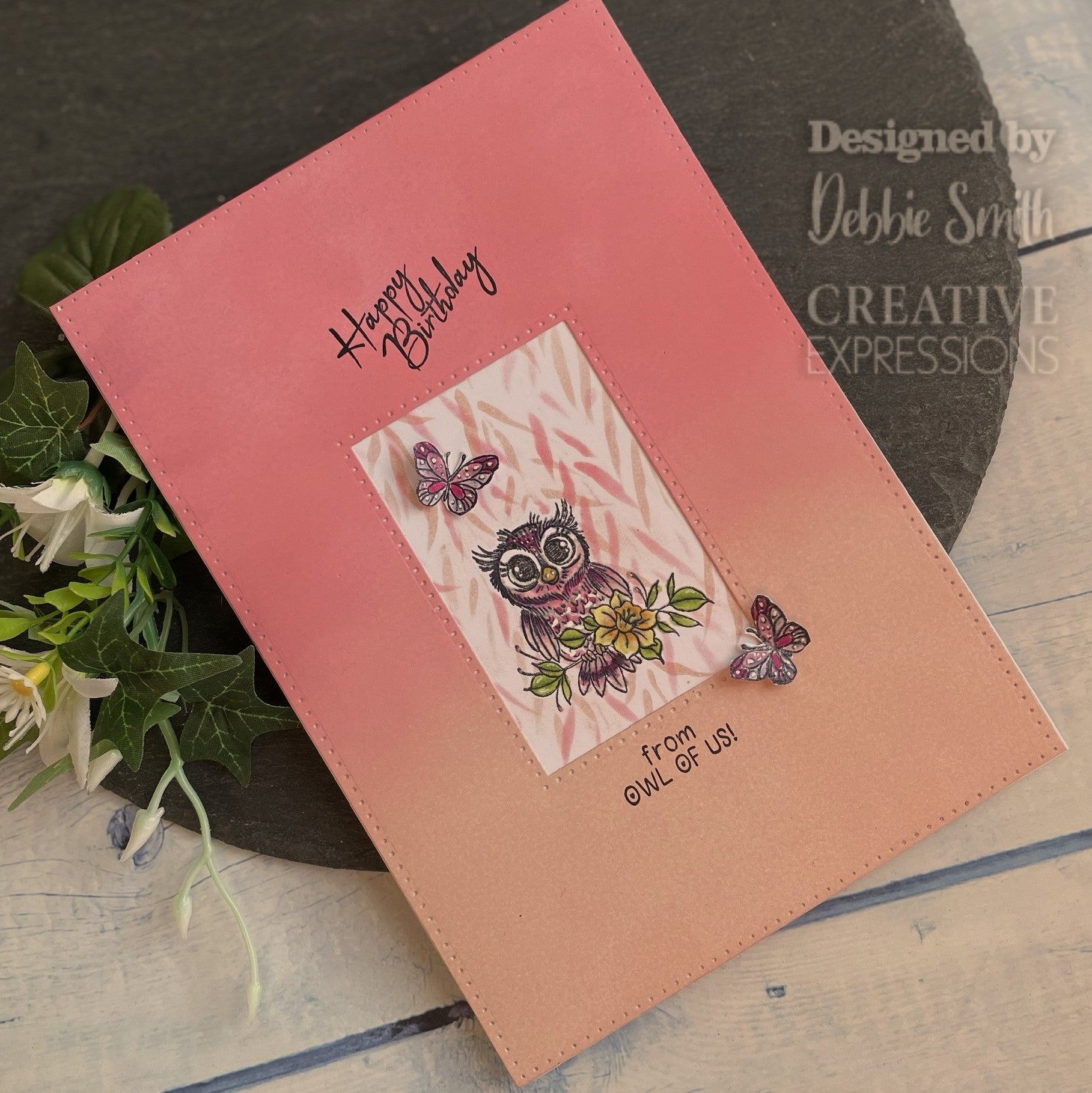 Creative Expressions Designer Boutique From Owl Of Us 6 in x 4 in Stamp Set