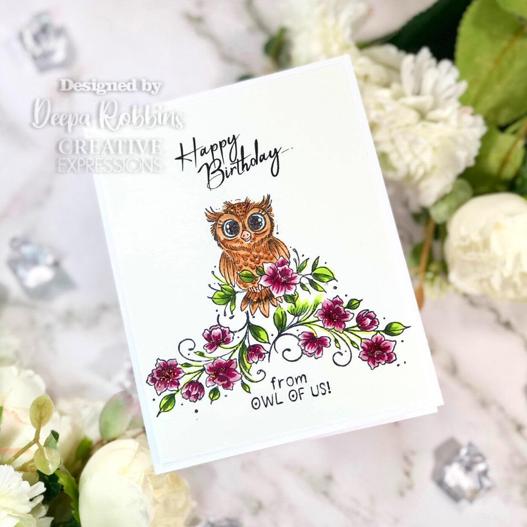 Creative Expressions Designer Boutique From Owl Of Us 6 in x 4 in Stamp Set