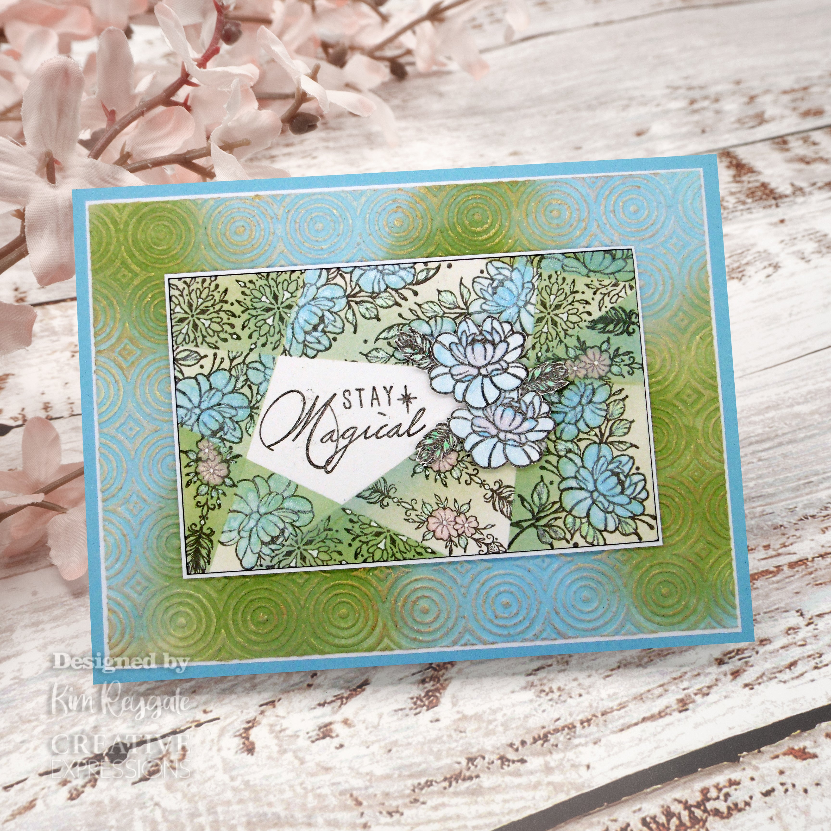 Creative Expressions Designer Boutique Fairy Blooms 6 in x 4 in Stamp Set