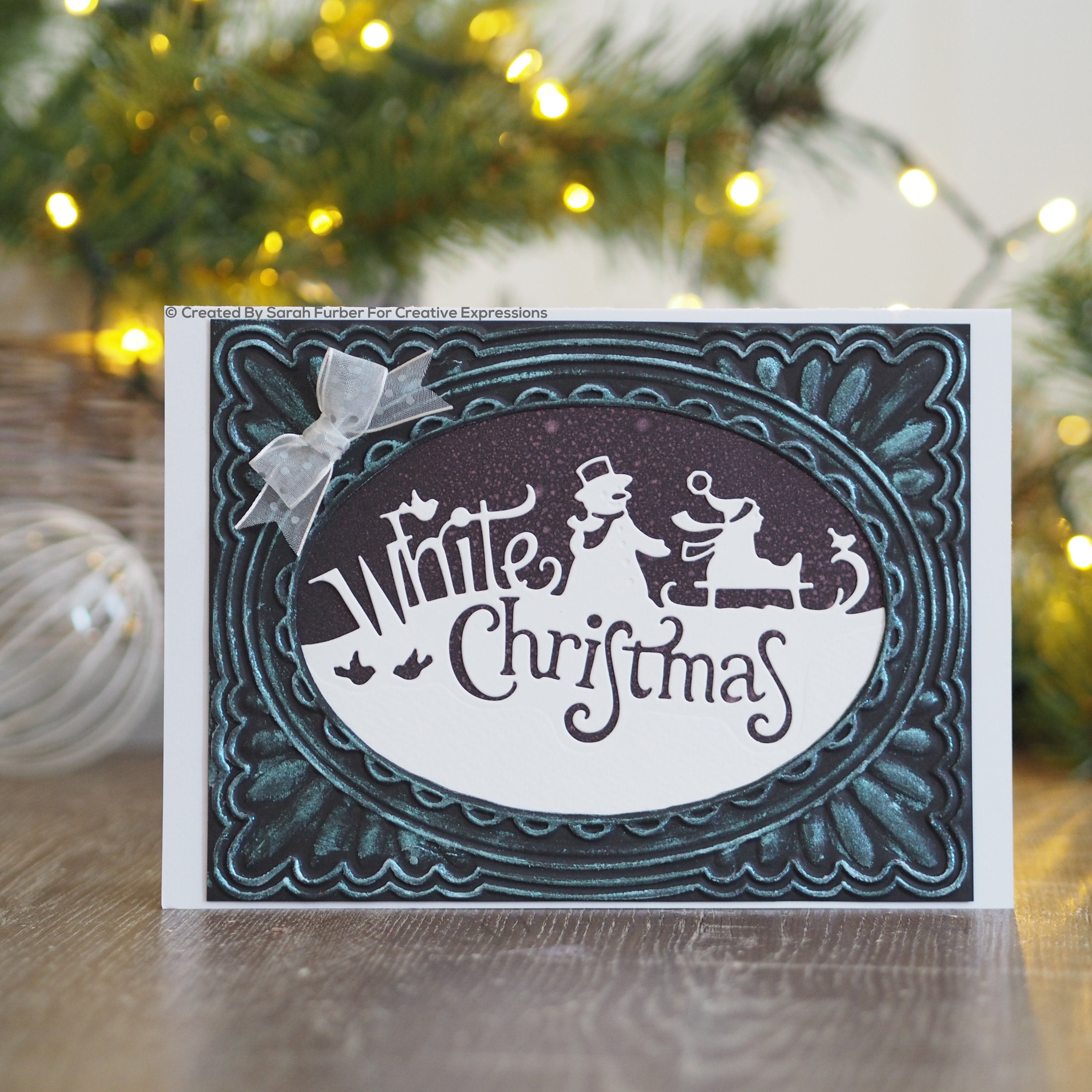 Paper Cuts Edger White Christmas Craft Die