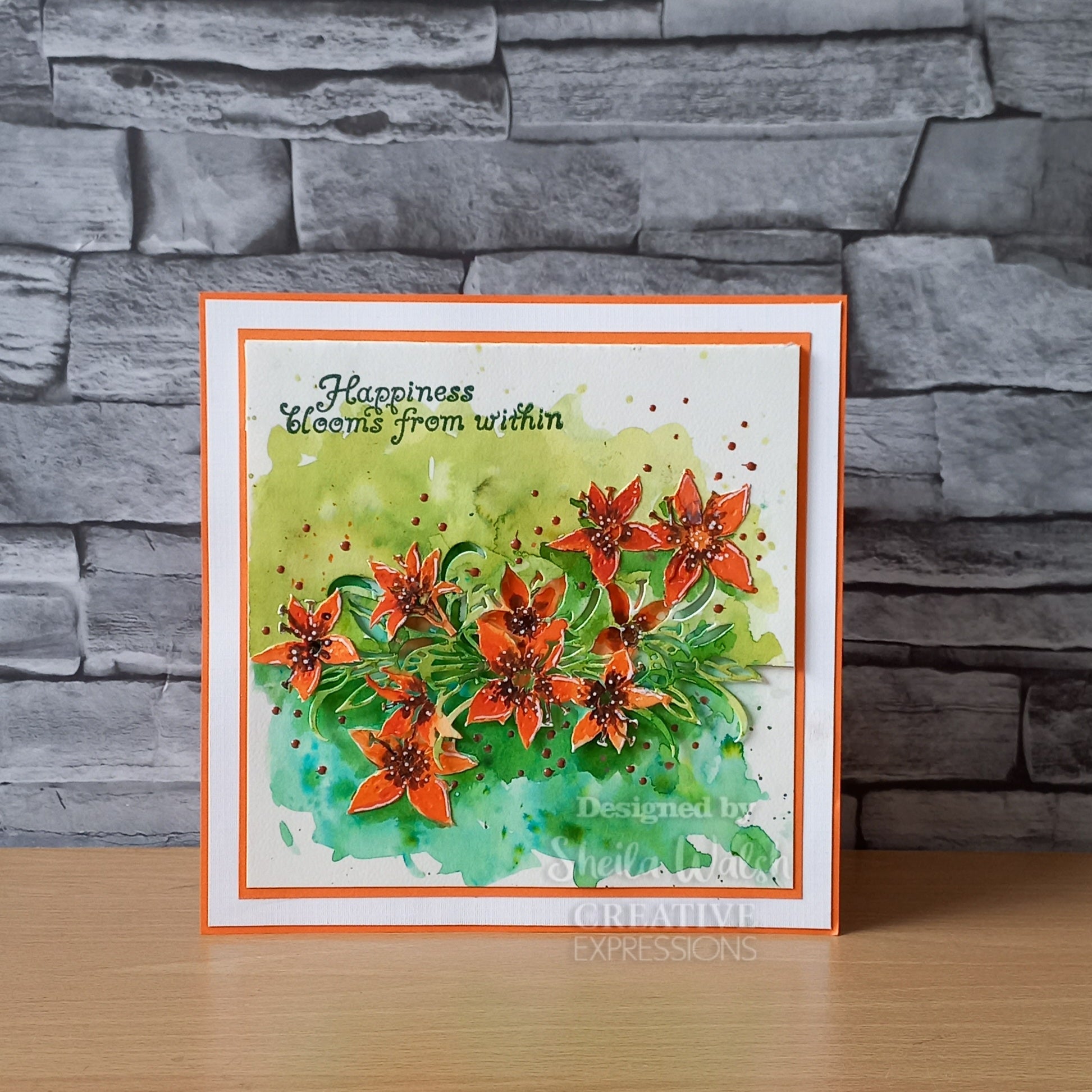 Creative Expressions Paper Cuts Sweet Lilies Edger Craft Die