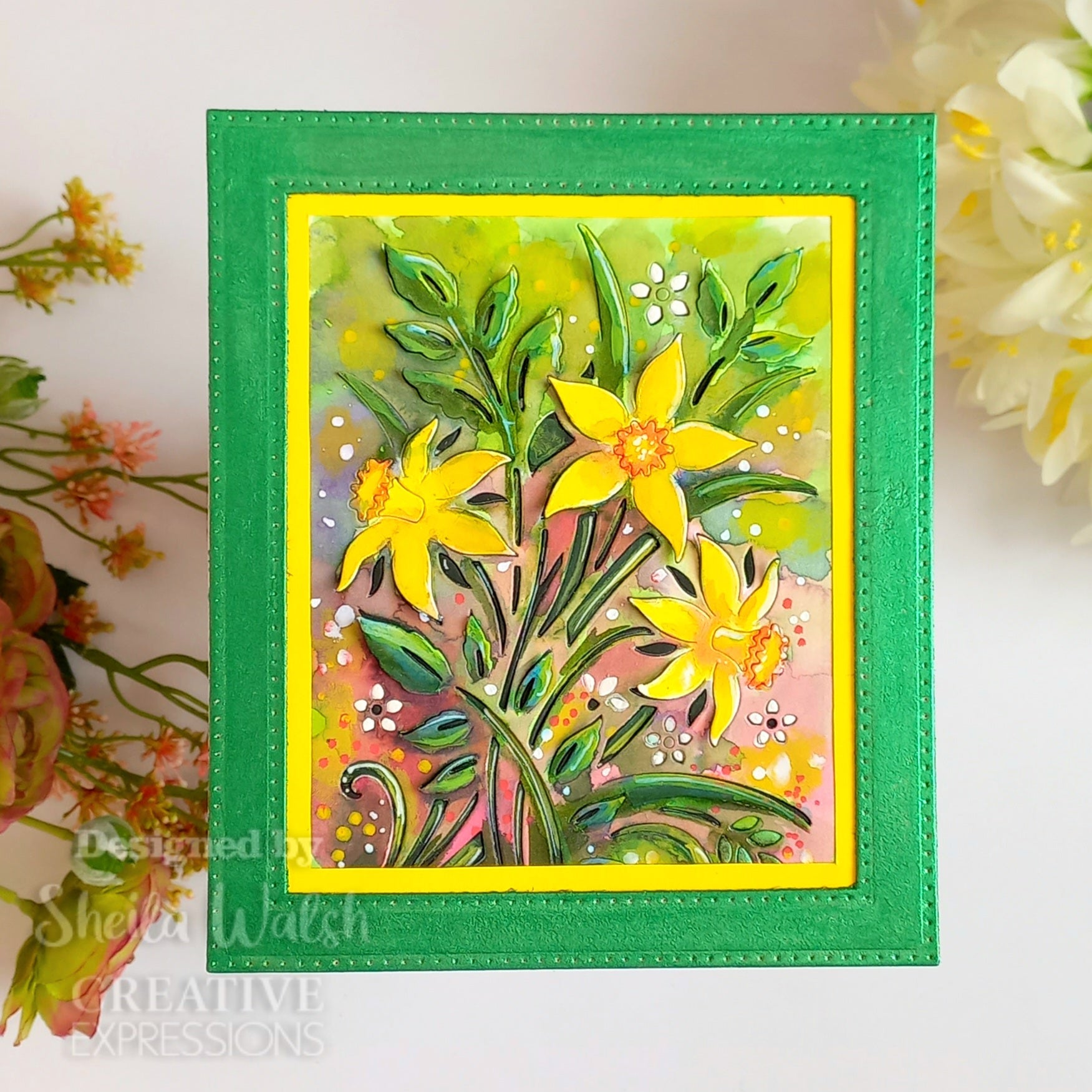 Creative Expressions Paper Cuts Cut & Lift Dancing Daffodils Craft Die