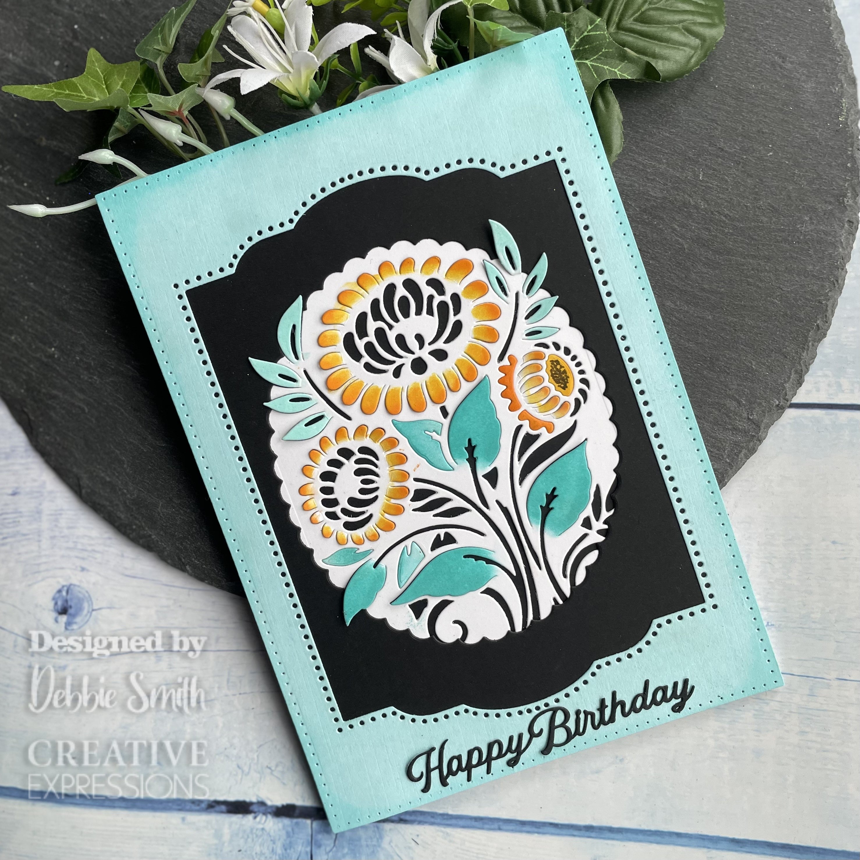 Creative Expressions Paper Cuts Cut & Lift Zinnia Craft Die