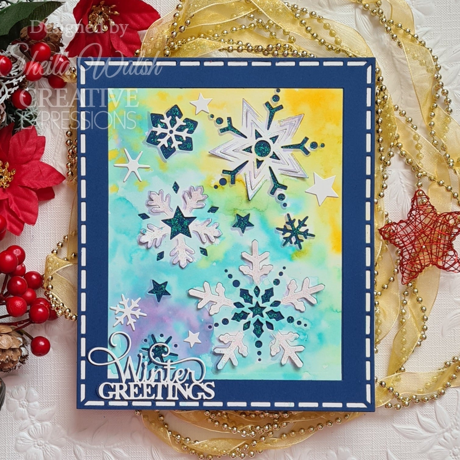 Creative Expressions Paper Cuts Cut & Lift Collection Snowflake Sparkle Craft Die