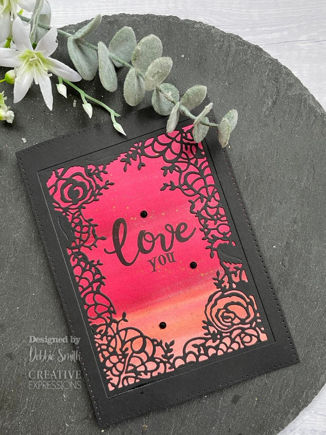 Creative Expressions Paper Panda Roses In Bloom Craft Die