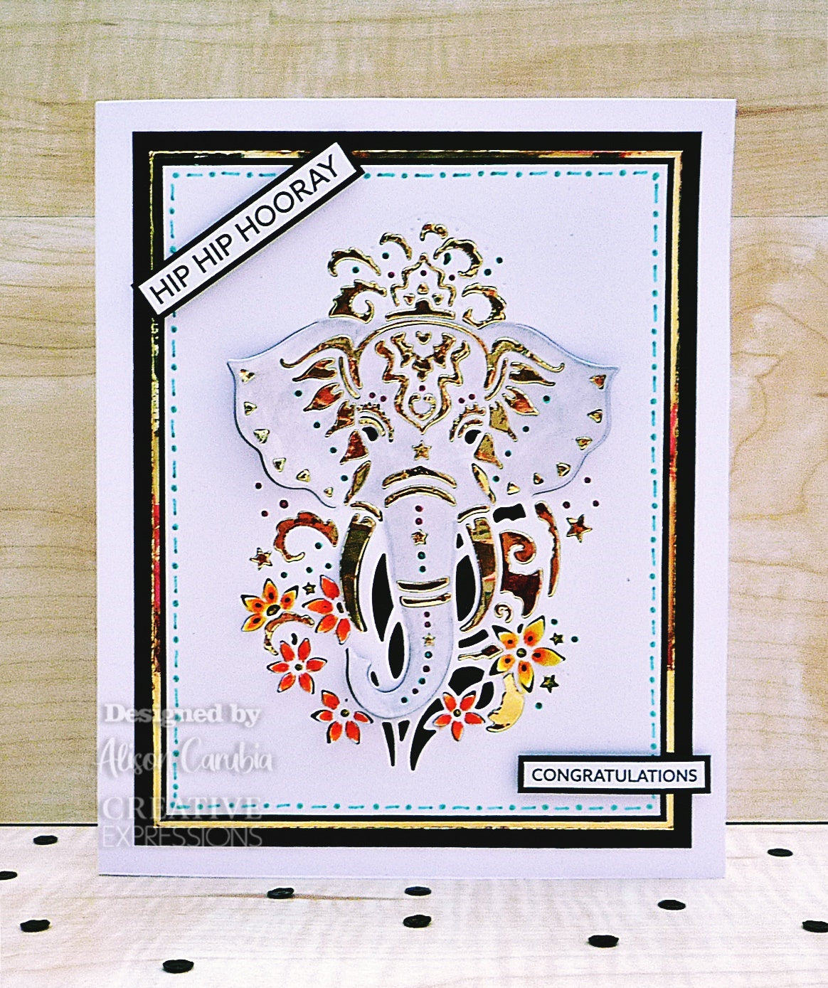 Creative Expressions Paper Cuts Exotic Elephant Craft Die