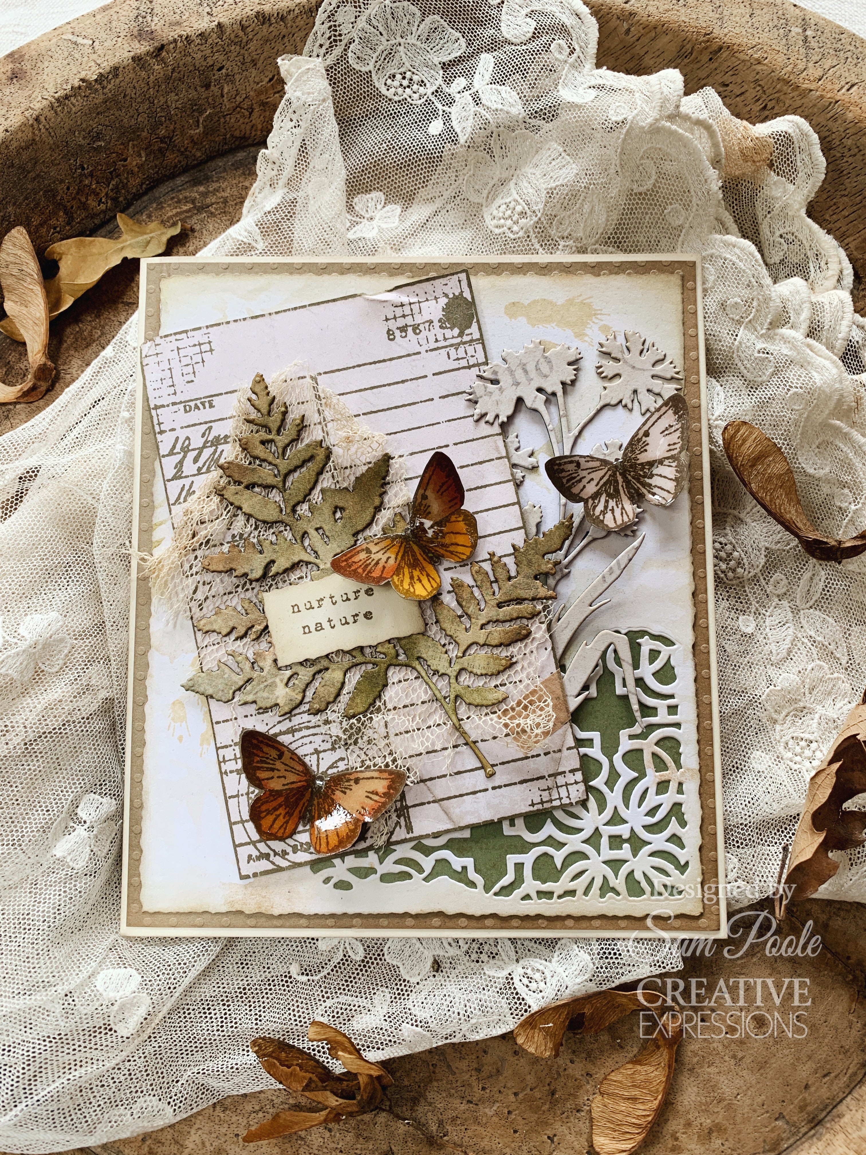 Creative Expressions Sam Poole Shabby Basics Hedgerow Thistle Craft Die