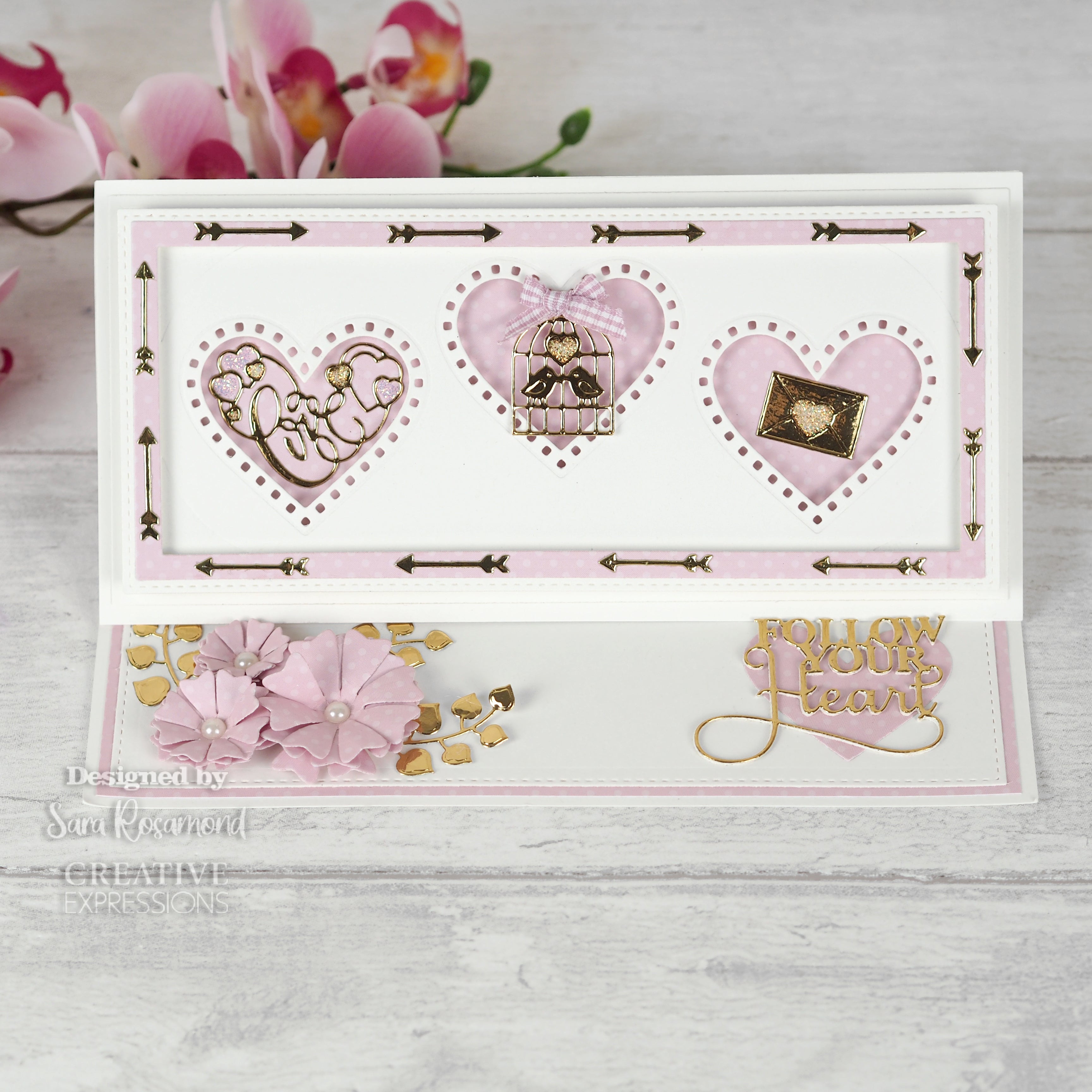 Creative Expressions Sue Wilson Finishing Touches Heart Accessories Craft Die