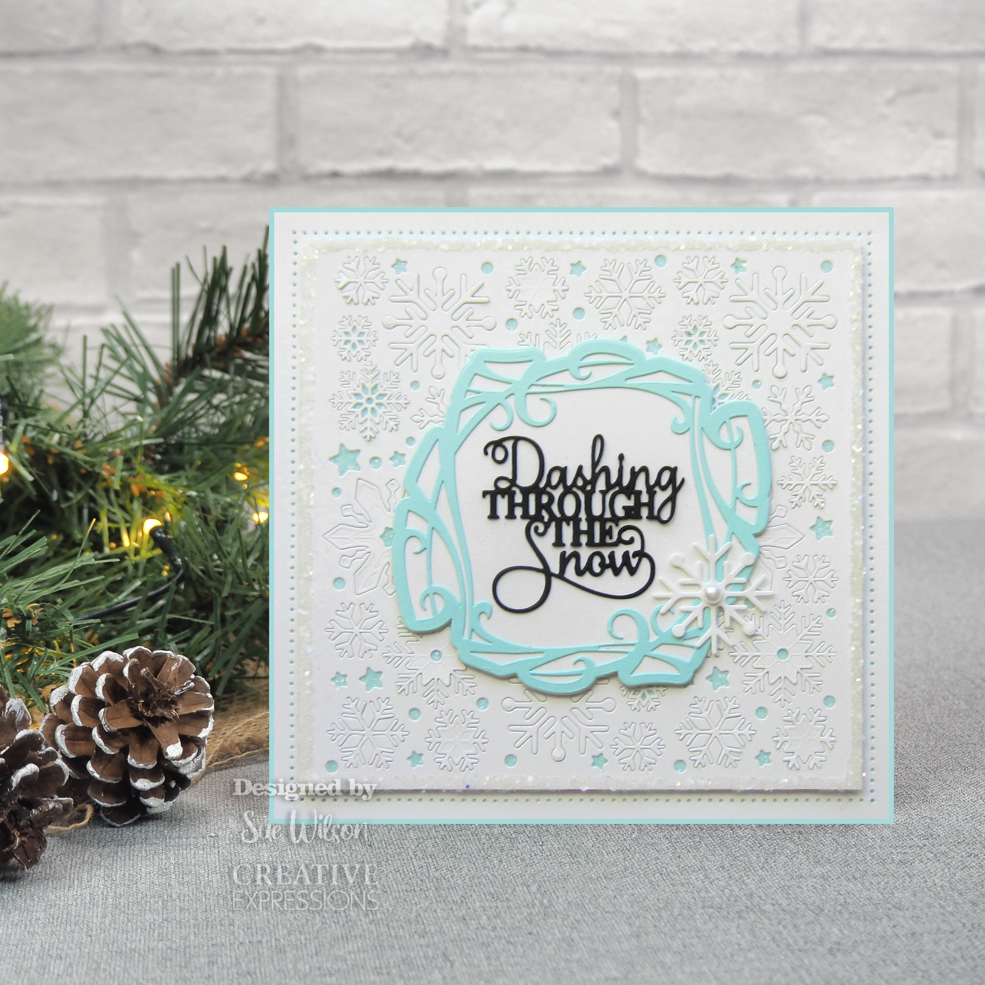 Creative Expressions Sue Wilson Festive Blustery Frame Craft Die