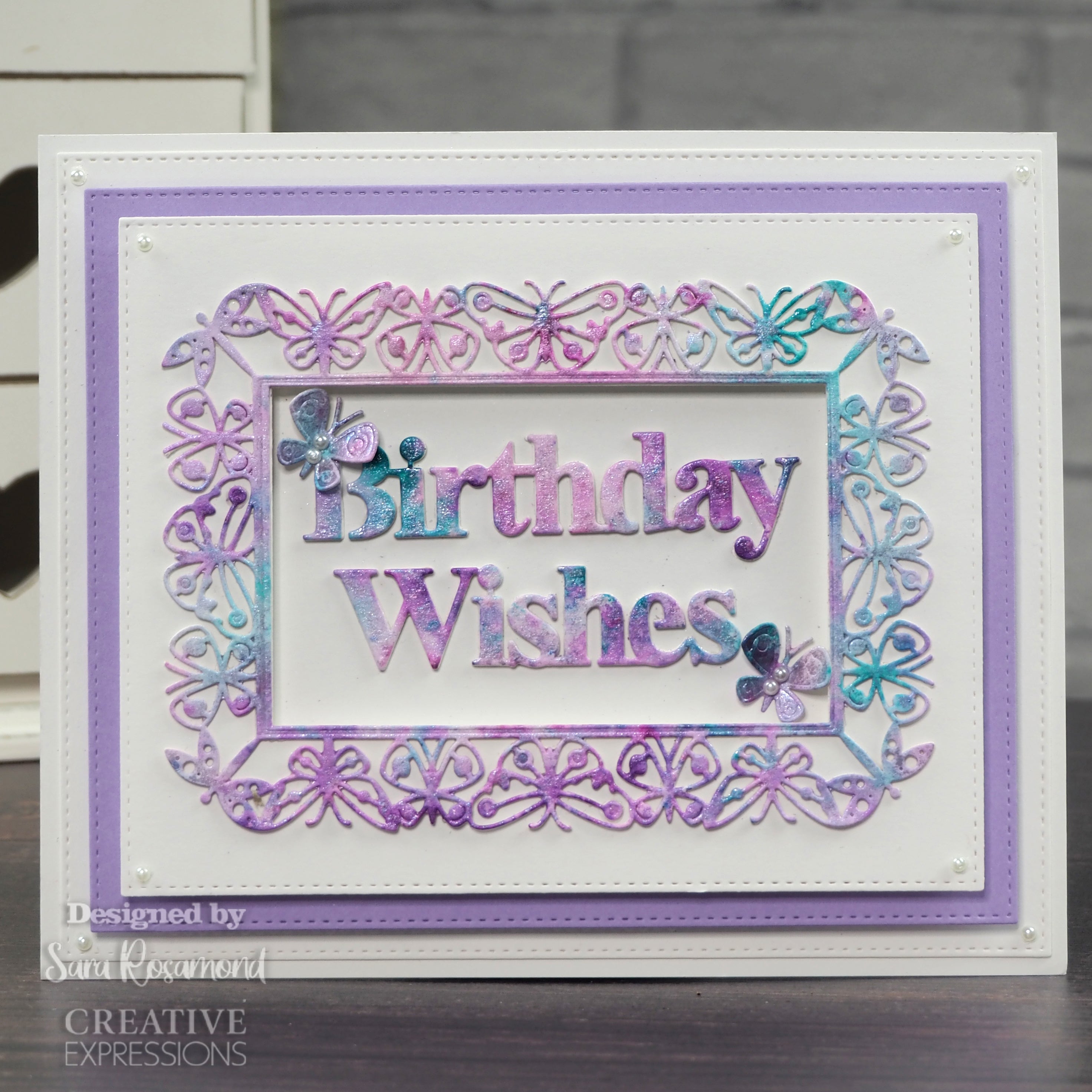 Creative Expressions Sue Wilson Block Sentiments Birthday Wishes Craft Die