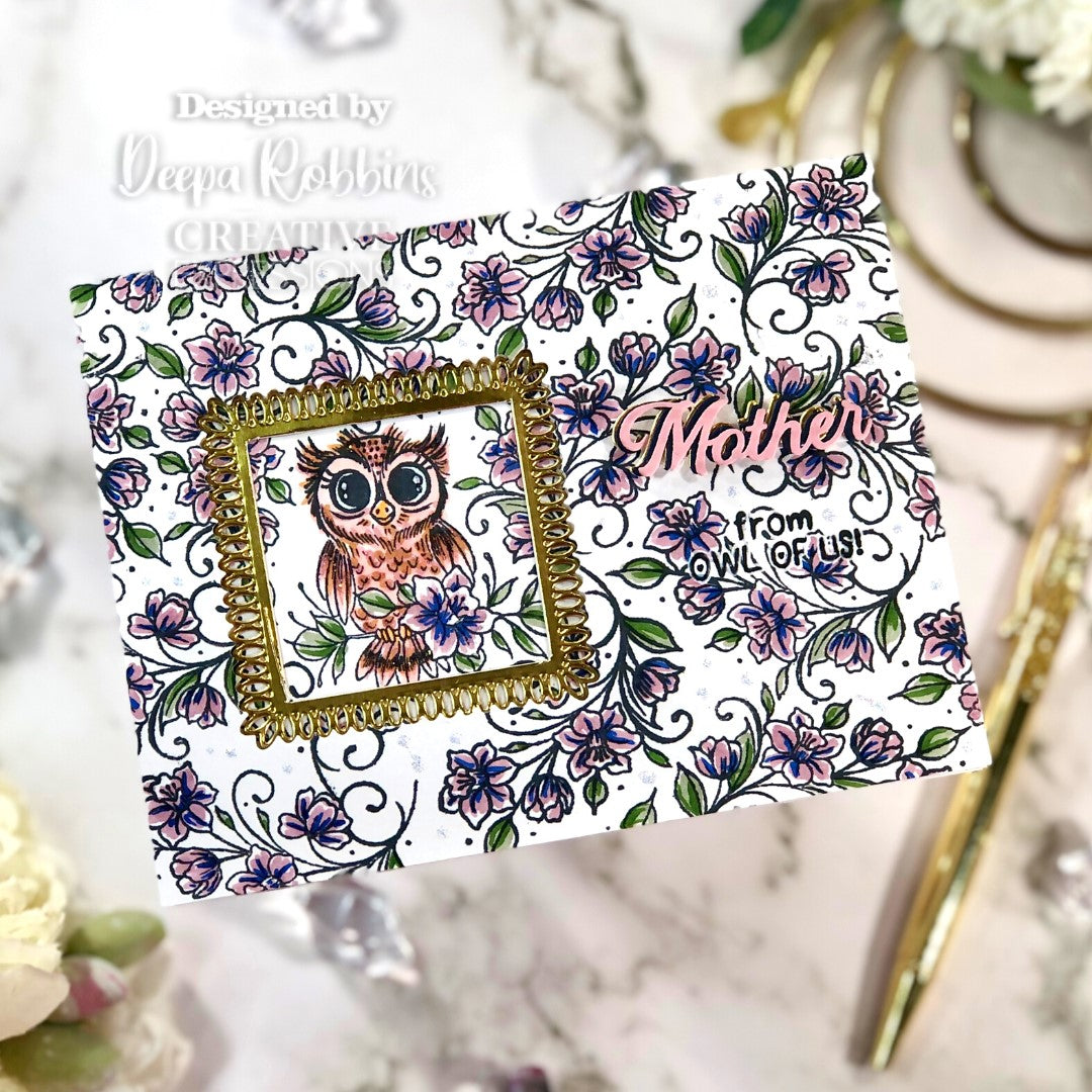 Creative Expressions Designer Boutique From Owl Of Us 6 in x 4 in Stamp Set