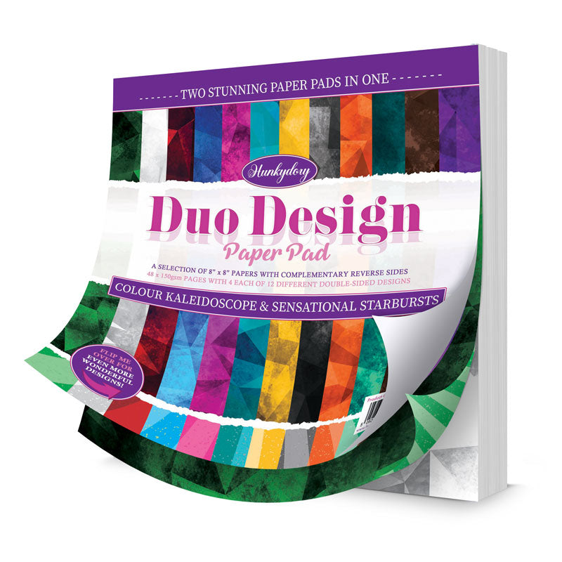 Duo Design Paper Pads - Colour Kaleidoscope & Sensational Starbursts