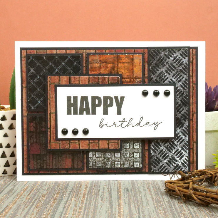 Duo Design Paper Pads - Industrial Textures & Beautiful Brick