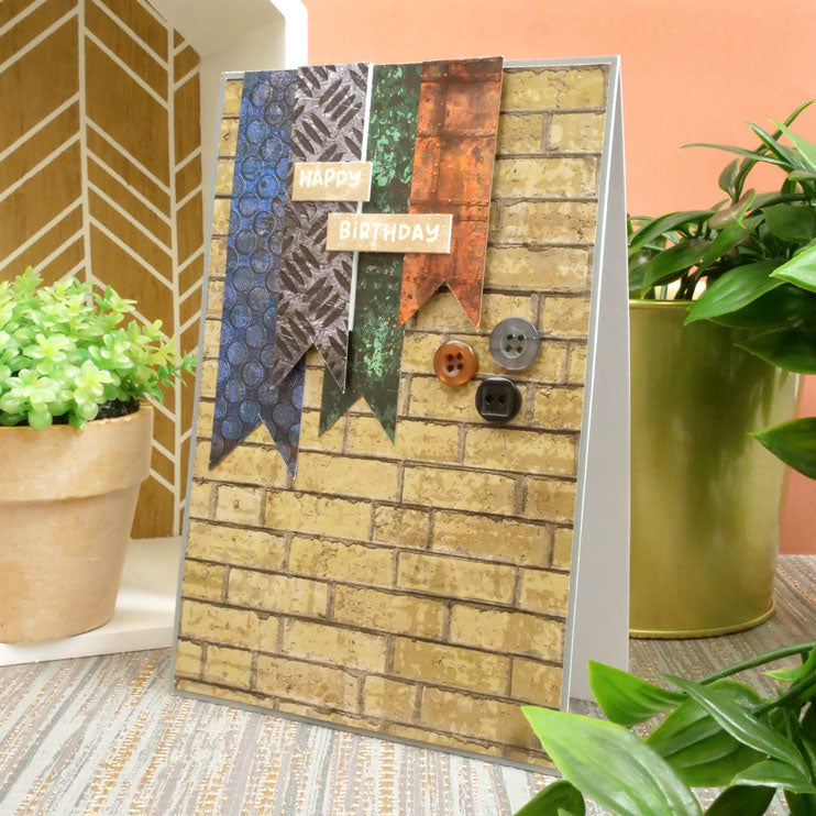 Duo Design Paper Pads - Industrial Textures & Beautiful Brick