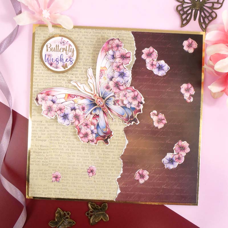 Bejewelled Beauty Decoupage Topper Sheet