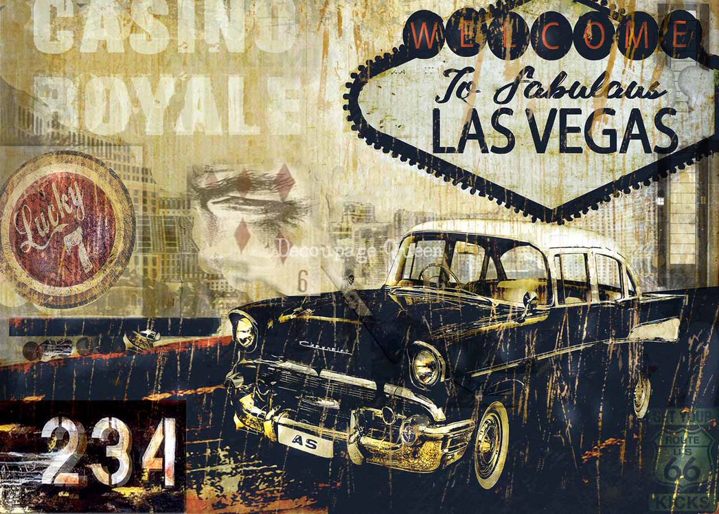 Andy Skinner - Fabulous Las Vegas A4 Rice Paper - 5 Sheets