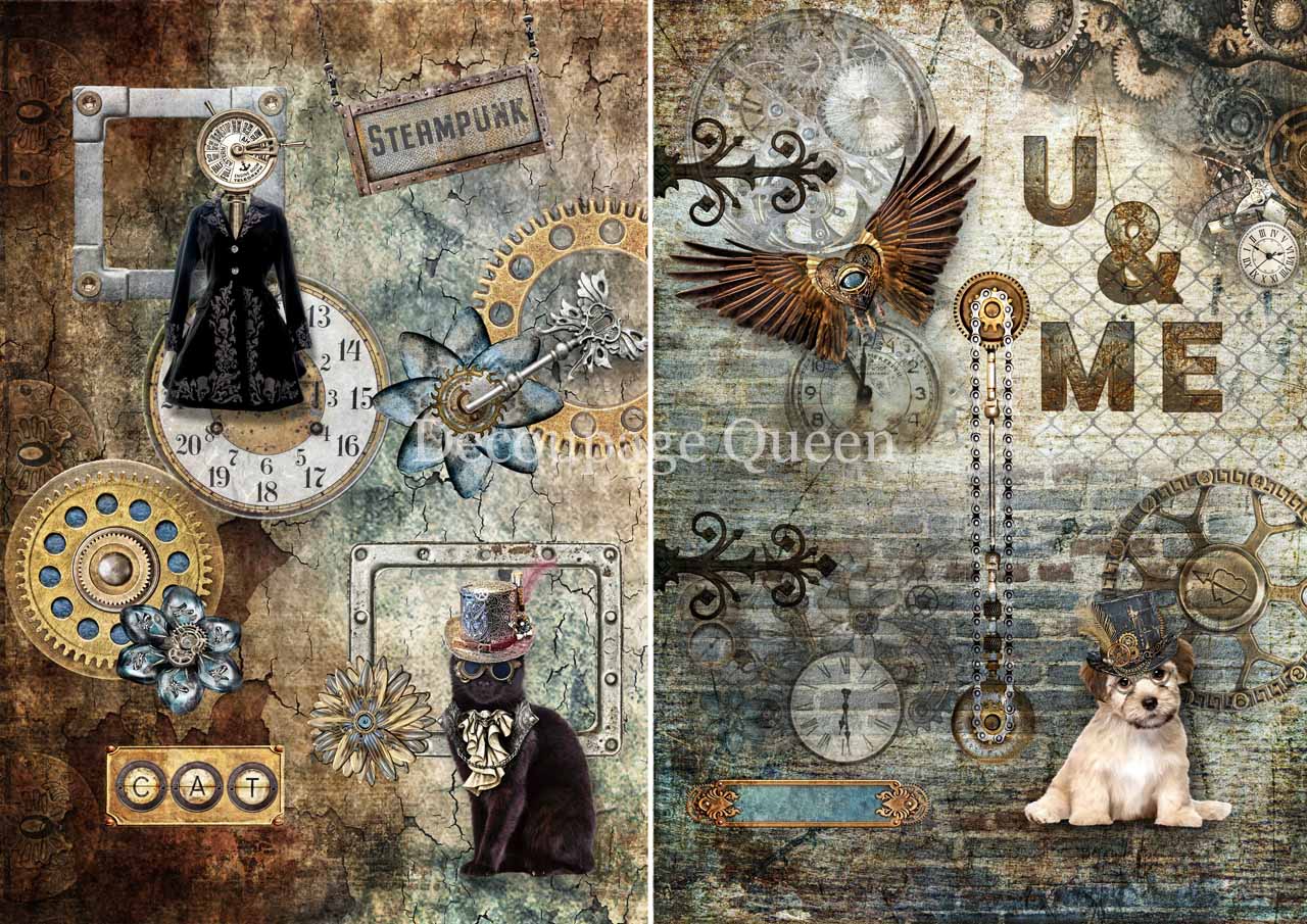 Steampunk Pets 2 Pack - 5 Sheets