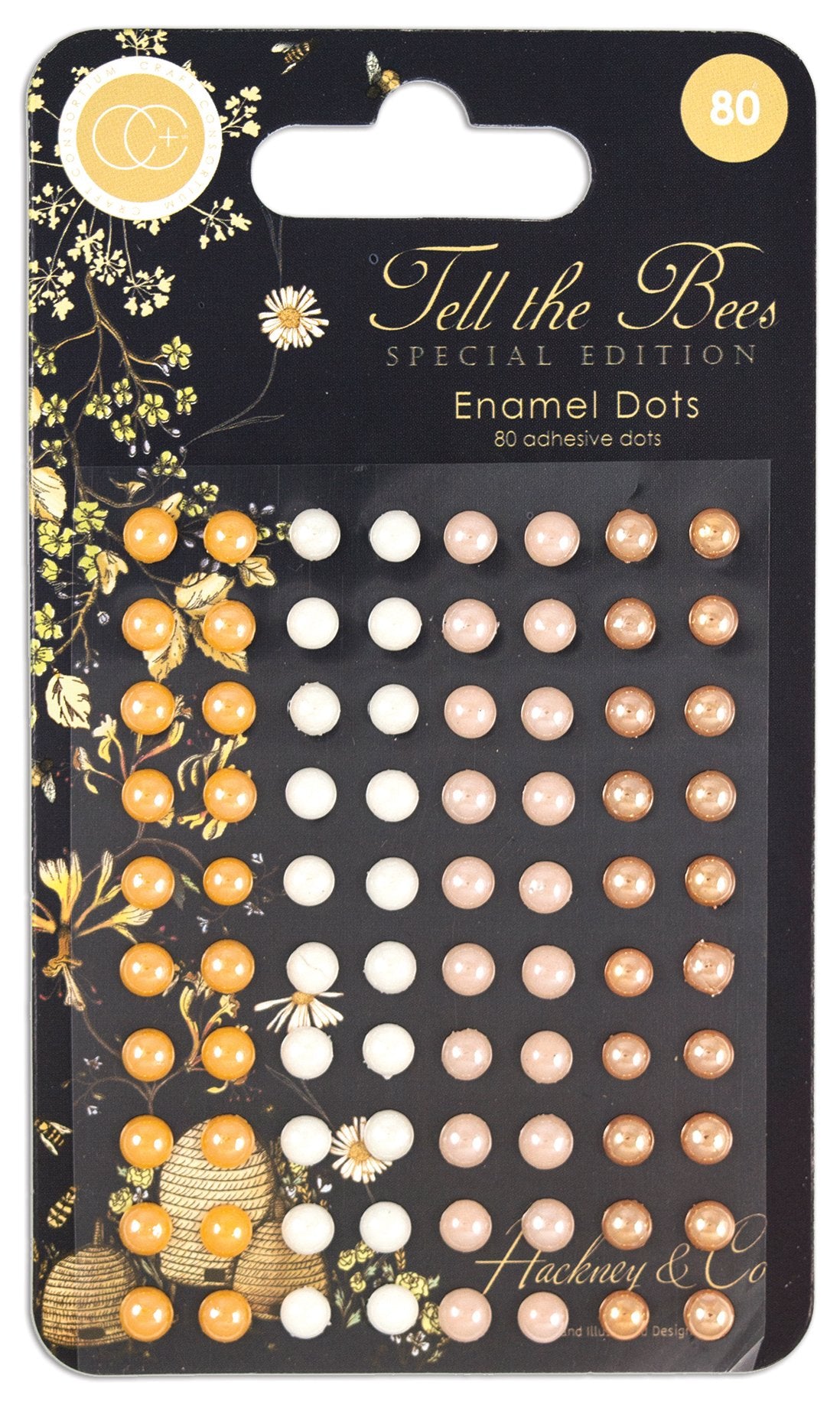 Tell the Bees - Special Edition - Adhesive Enamel Dots