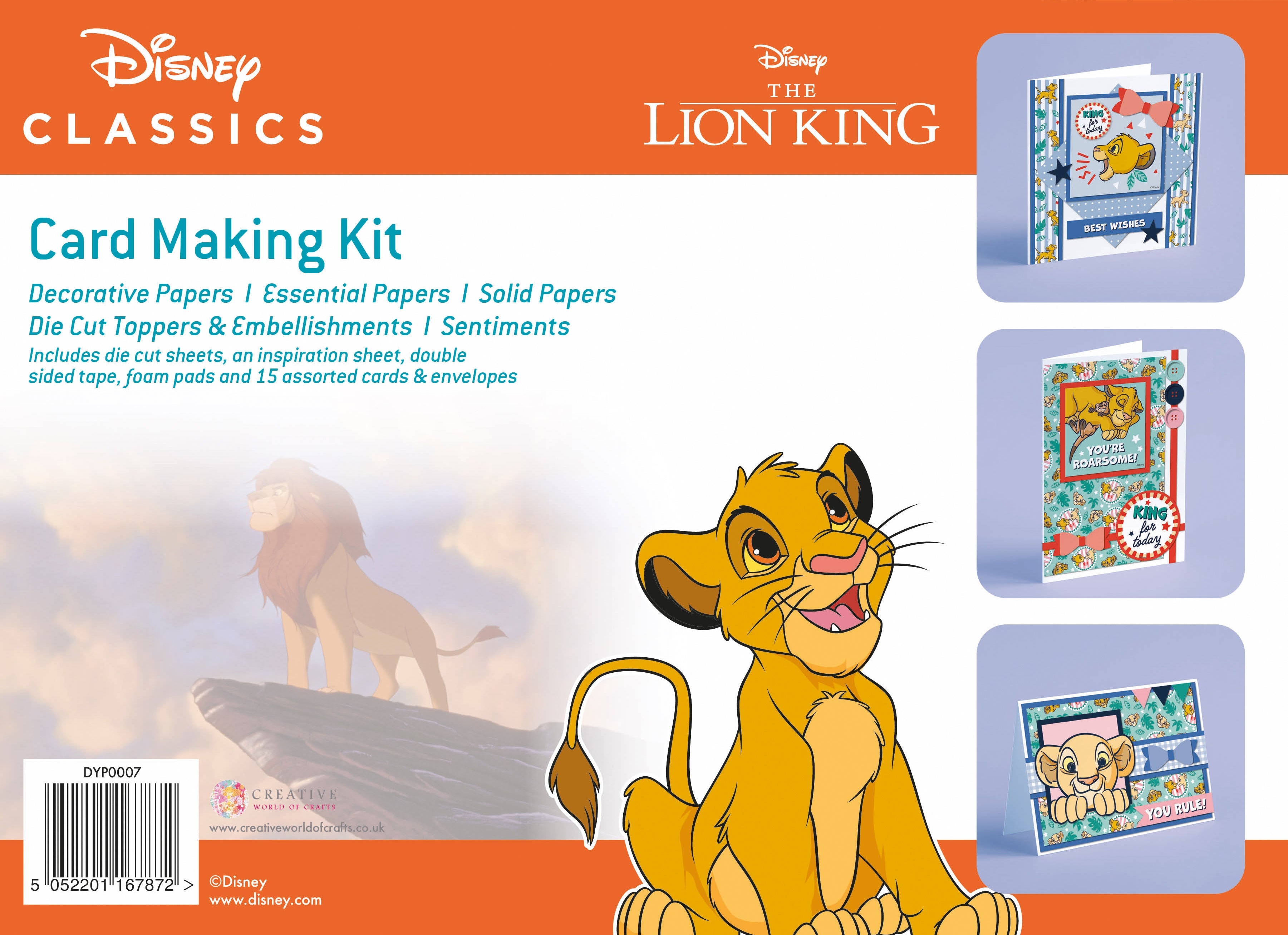The Lion King - Large Card A4 Kit