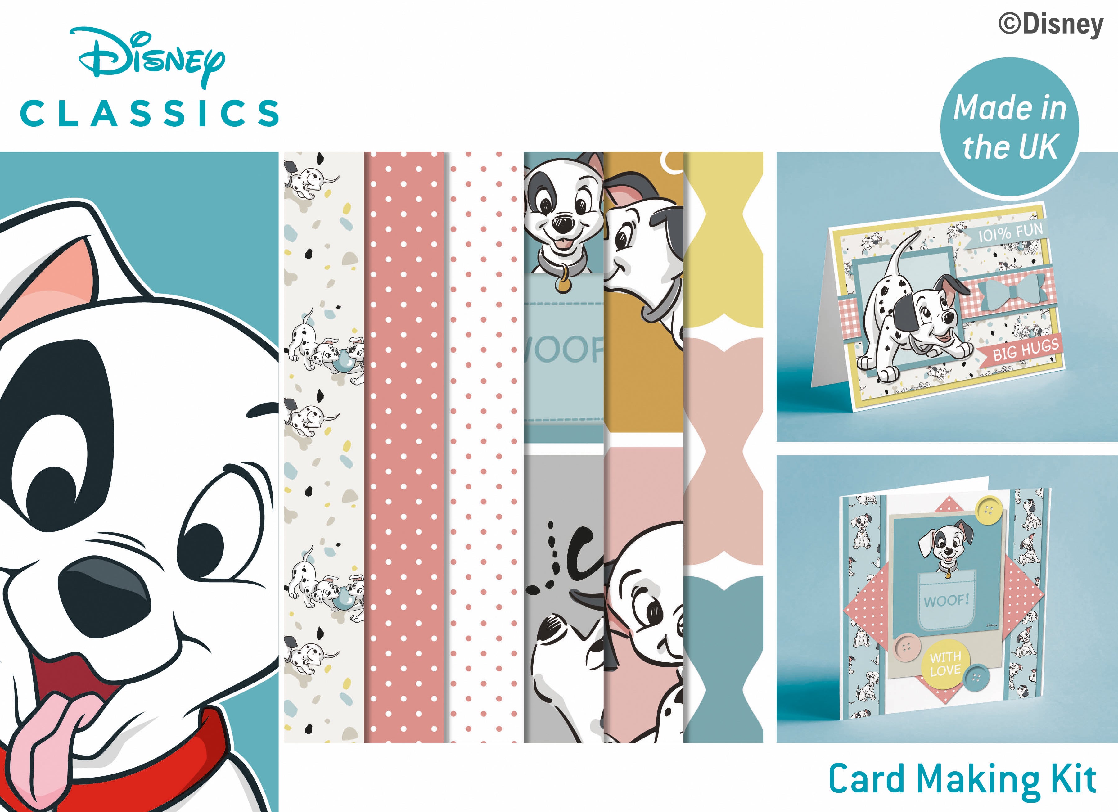 101 Dalmatians - Large Card A4 Kit