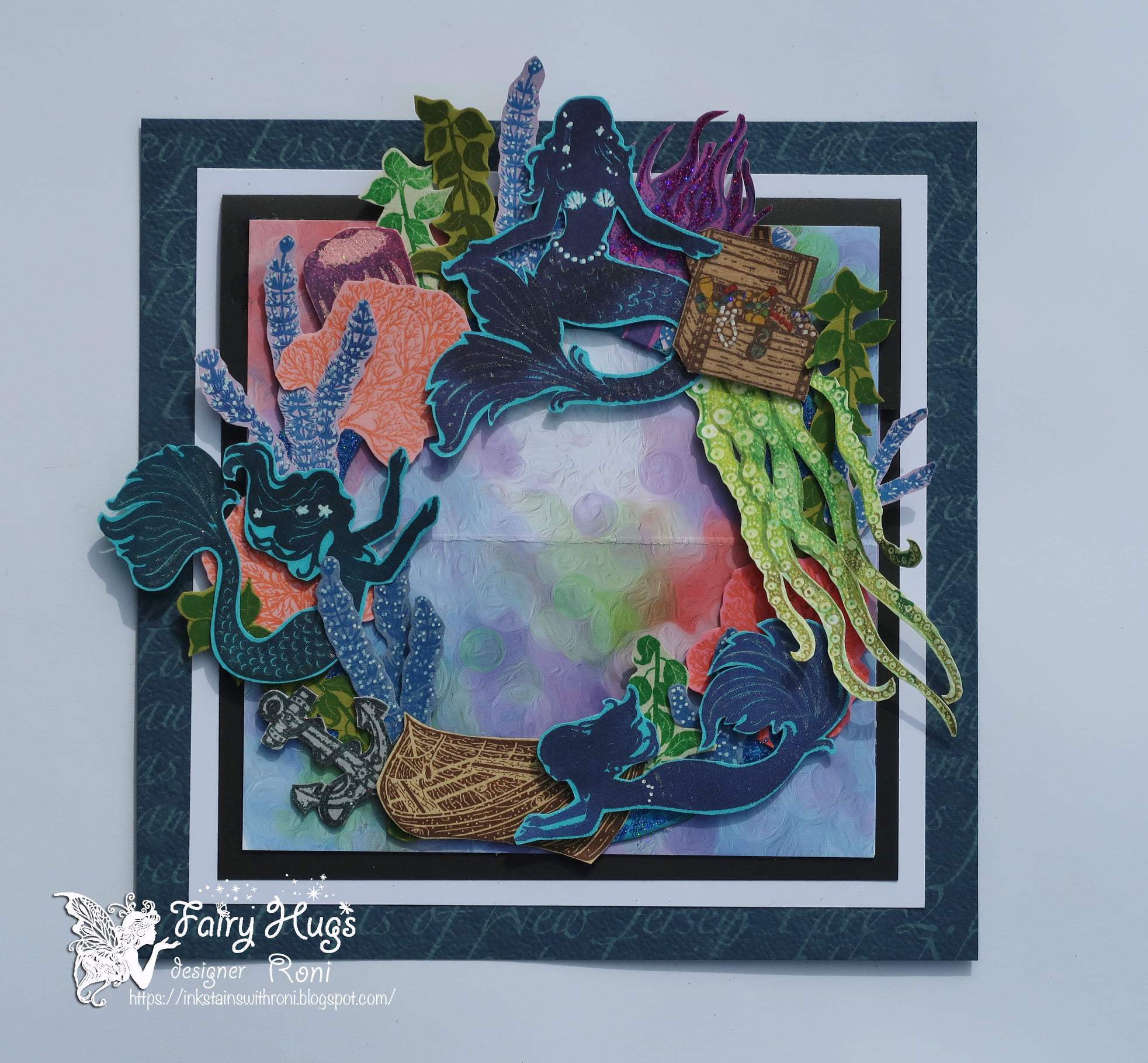 Fairy Hugs Stamps - Frilly Seaweed