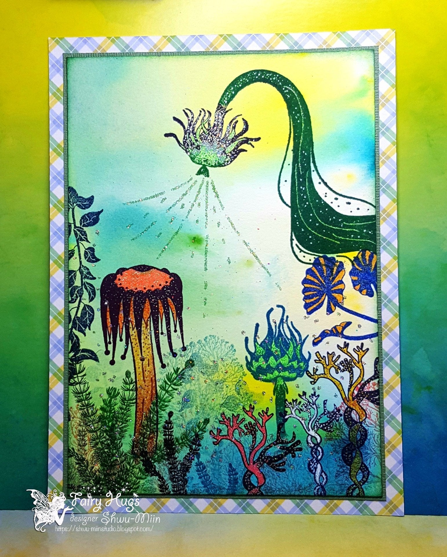 Fairy Hugs Stamps - Chess Mushrooms