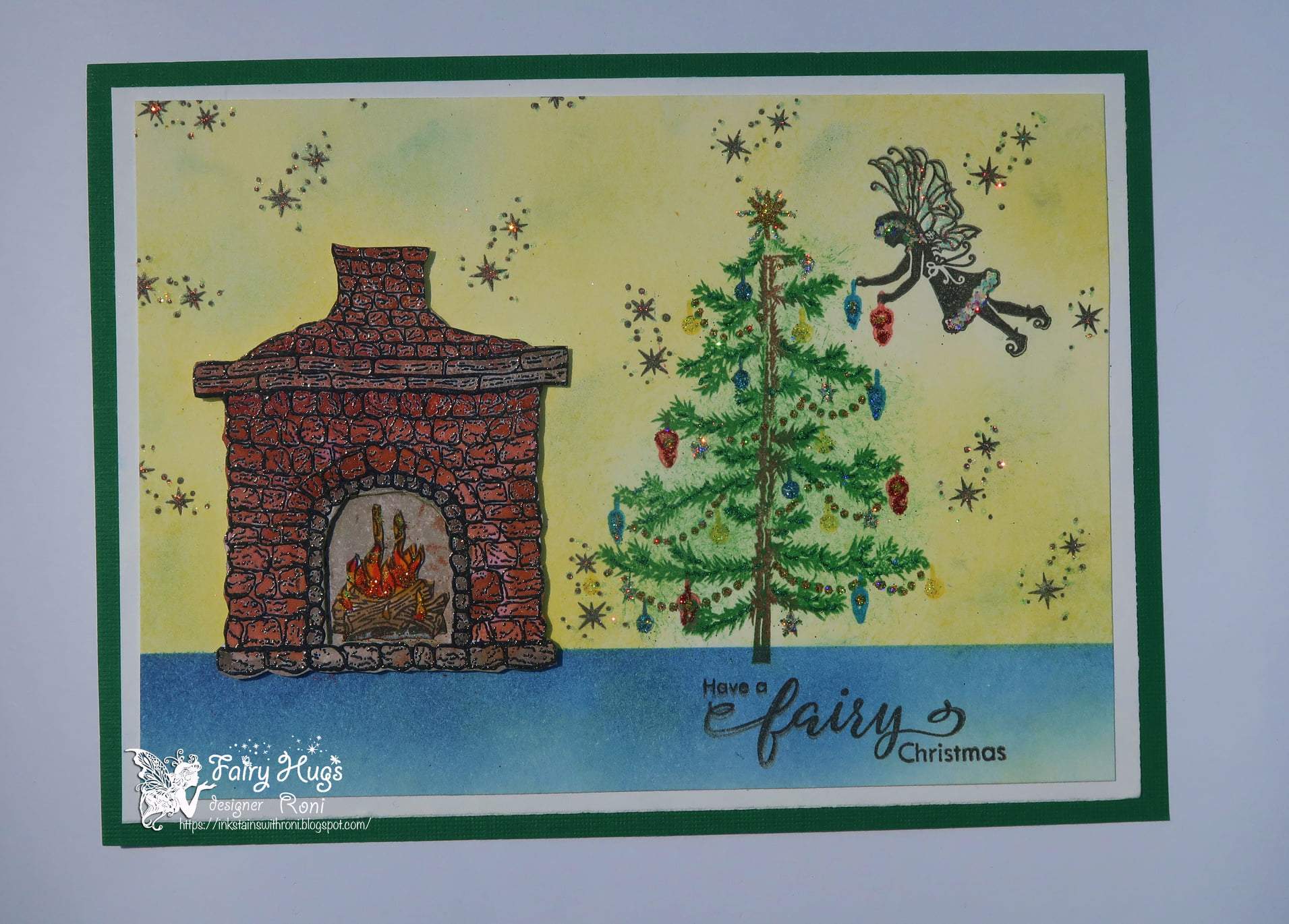 Fairy Hugs Stamps - Decorating Tree