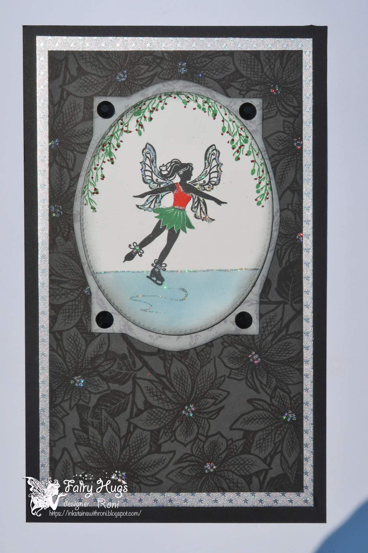 Fairy Hugs Stamps - Poinsettias
