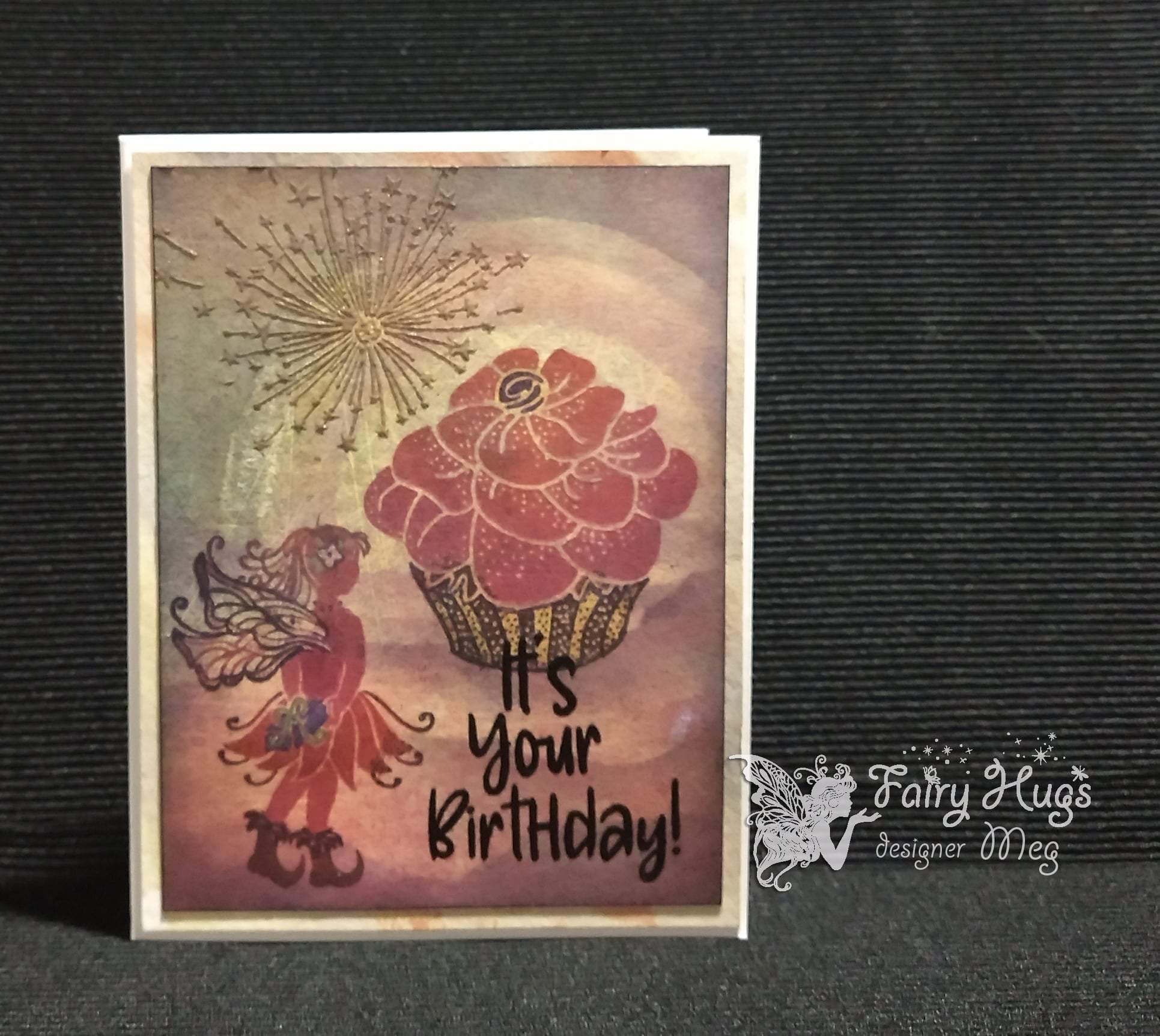 Fairy Hugs Stamps - Cupcake