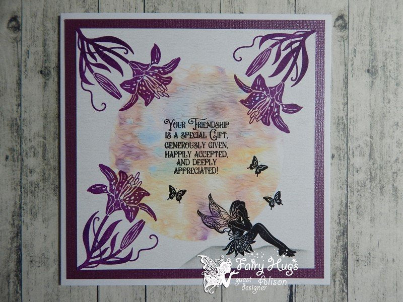 Fairy Hugs Stamps - Taylor's Tiger Lily