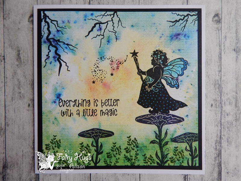 Fairy Hugs Stamps - Wizard Lightning