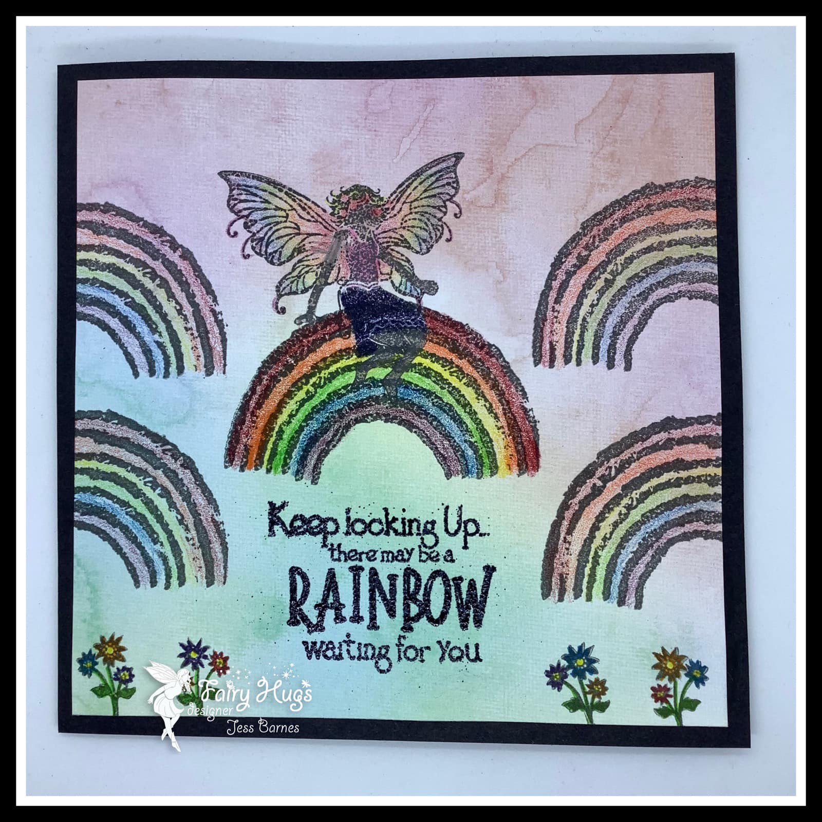 Fairy Hugs Stamps - Rainbow Arch