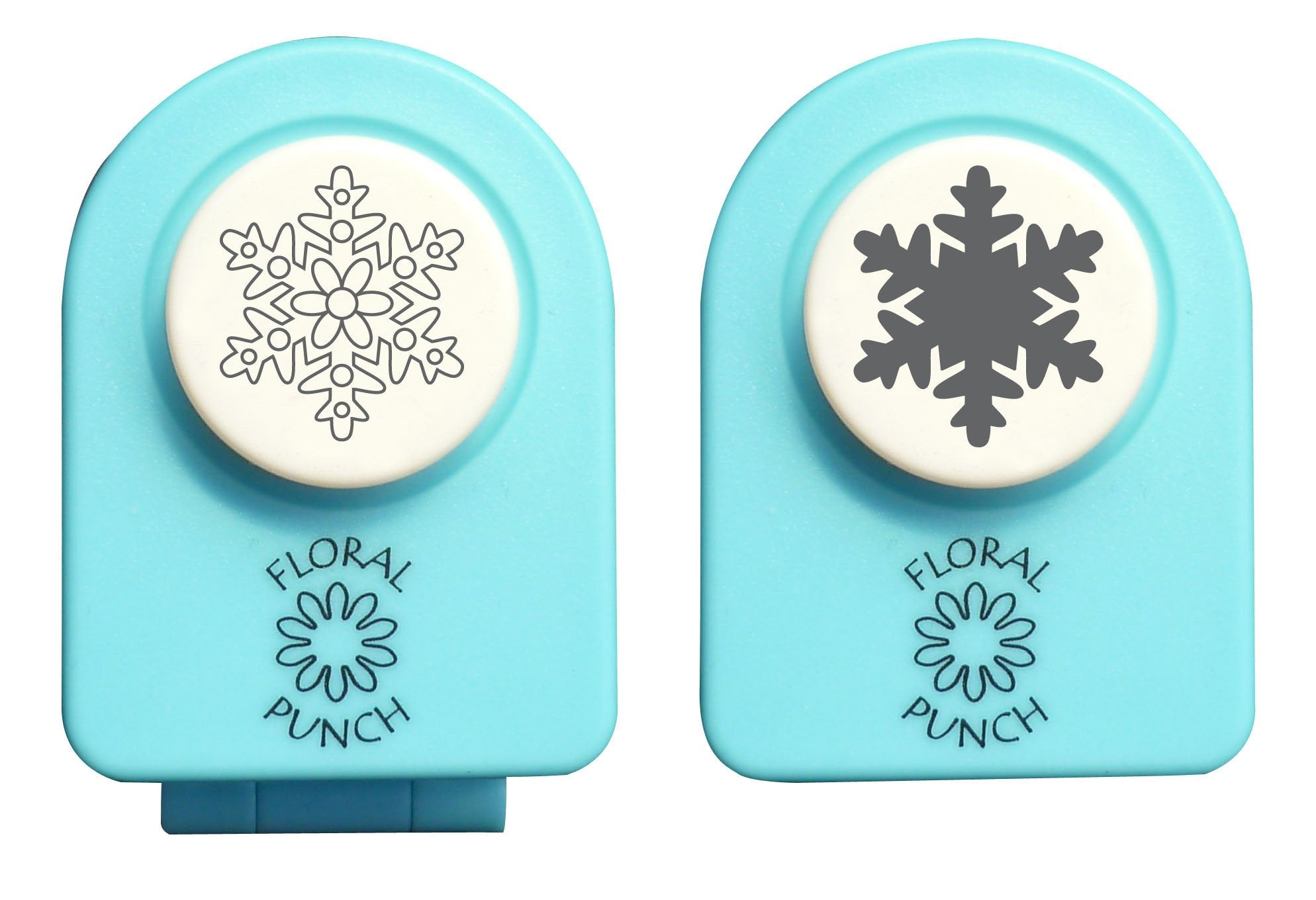 Floral punch small set - snowflake