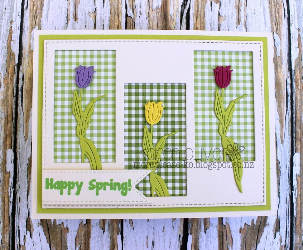 Frantic Stamper Clear Stamp Set - Happy Spring